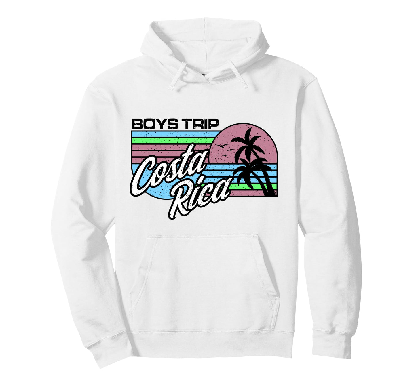 Costa Rica Matching Guys Trip Mens Hoodie - Casual Everyday Wear Unisex - T-Shirt, Sweatshirt, Hoodie
