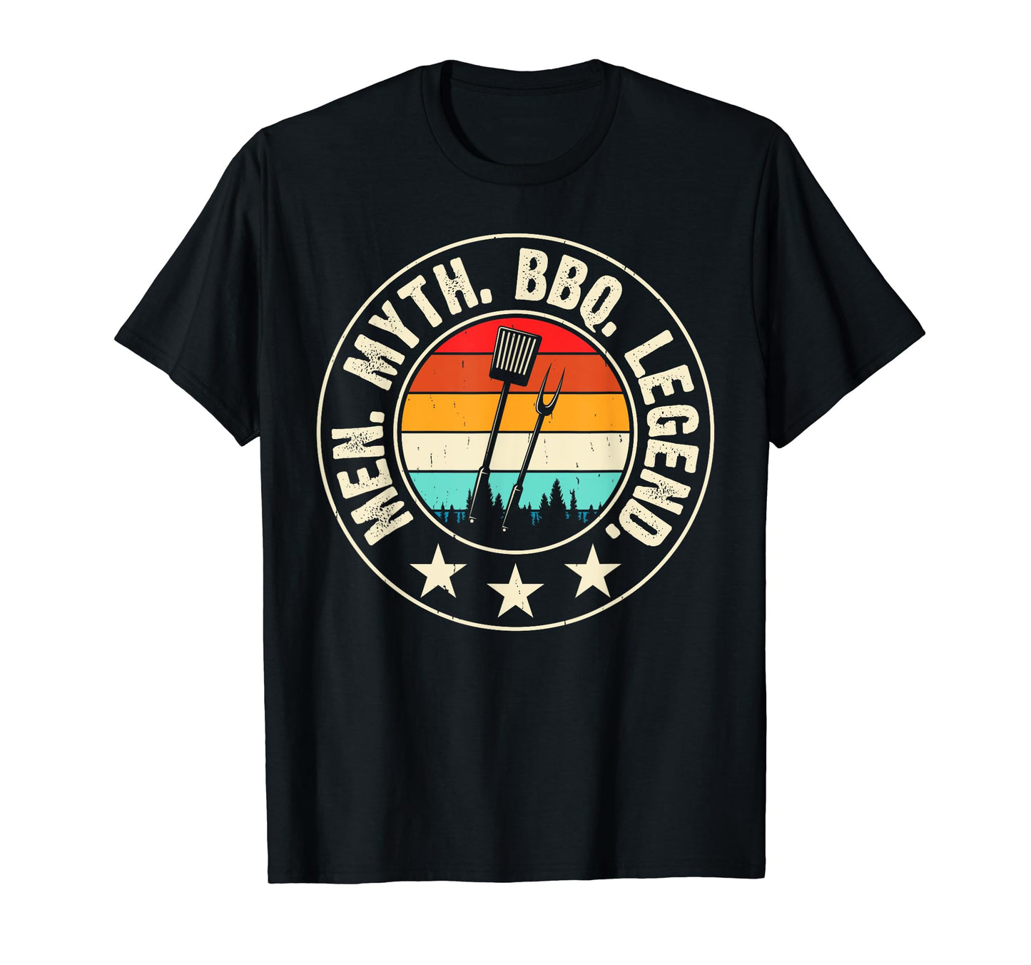 Myth Bbq Legend Grilling Bbq Smoker T-Shirt - Trendy Graphic Men Women - T-Shirt, Sweatshirt, Hoodie