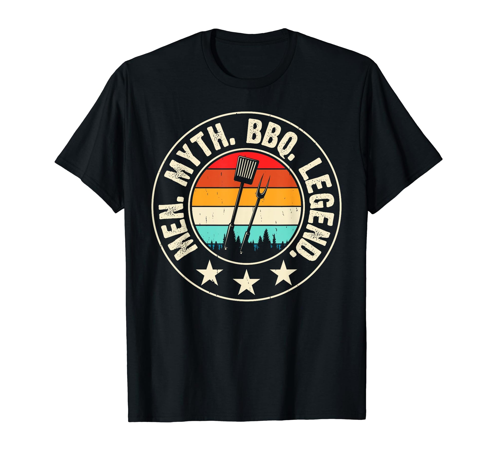 Myth Bbq Legend Grilling Bbq Smoker T-Shirt - Trendy Graphic Men Women - T-Shirt, Sweatshirt, Hoodie