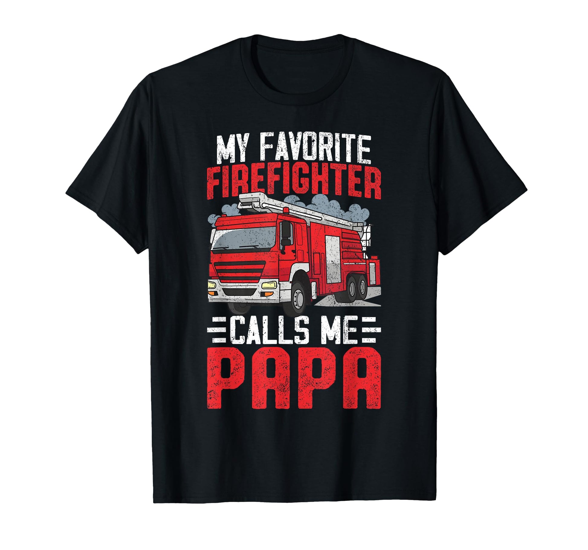 Funny Firefighter Dad Grandpa Fire T-Shirt - Aesthetic Graphic for Adults - T-Shirt, Sweatshirt, Hoodie
