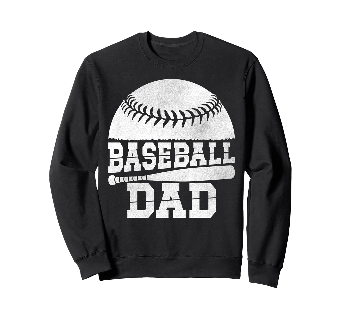 Baseball Dad Fathers Day Sweatshirt - Novelty Apparel Unisex - T-Shirt, Sweatshirt, Hoodie