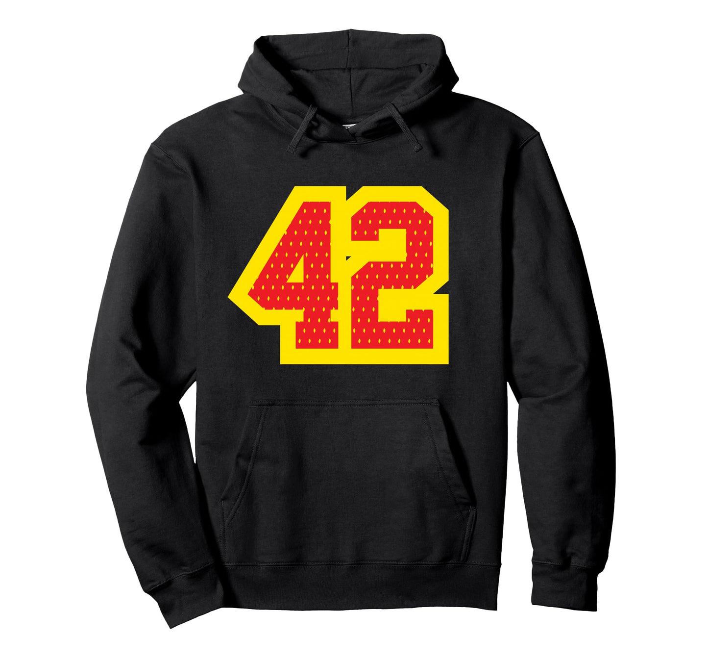 42 Jersey Athletic Varsity Sports Hoodie - Casual Everyday Wear for Adults - T-Shirt, Sweatshirt, Hoodie