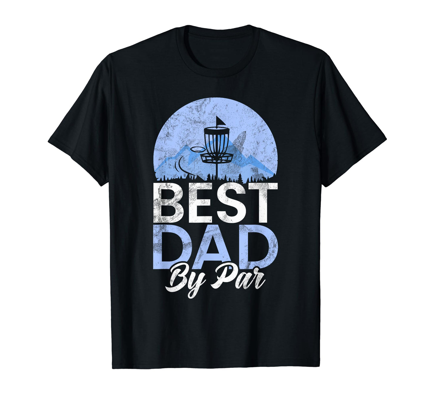 Funny Ultimate Frisbee Best Dad Par Disc T-Shirt - Minimalist Print Unisex - T-Shirt, Sweatshirt, Hoodie