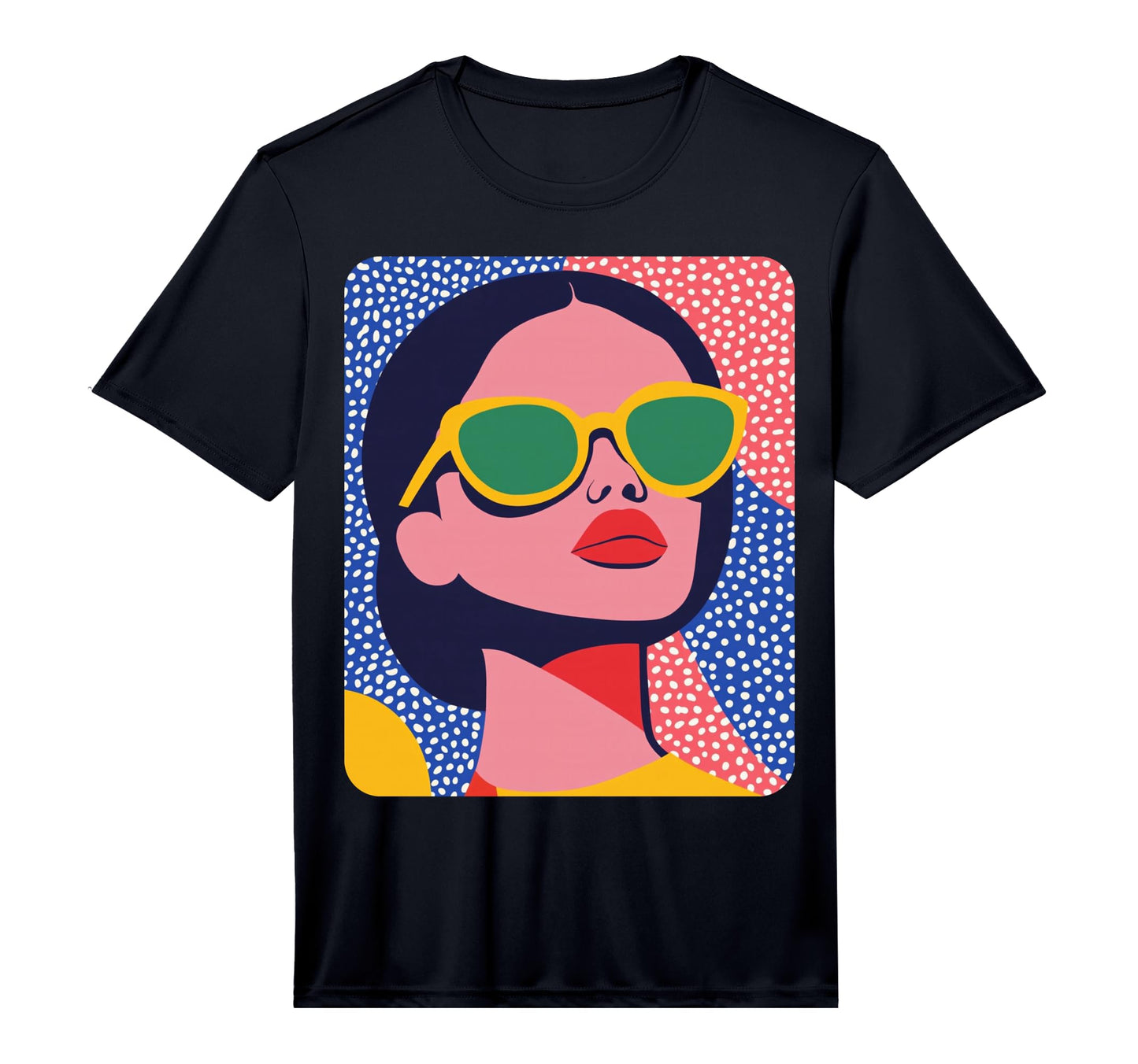 Pop Art Colorful Womens Performance T-Shirt - Casual Everyday Wear Unisex - T-Shirt, Sweatshirt, Hoodie