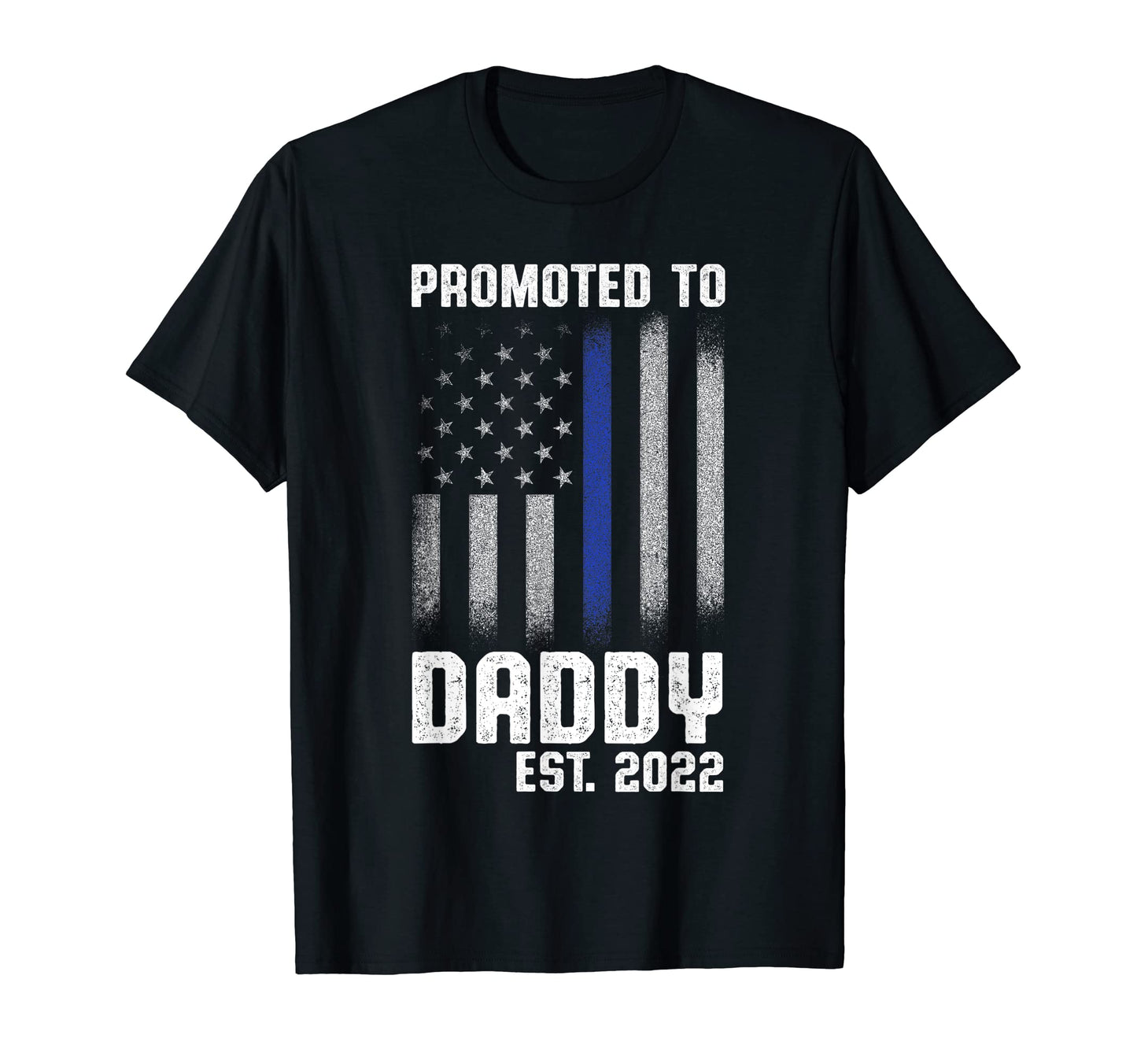 New First Time Dad Police Law T-Shirt - Custom Art Print Unisex - T-Shirt, Sweatshirt, Hoodie