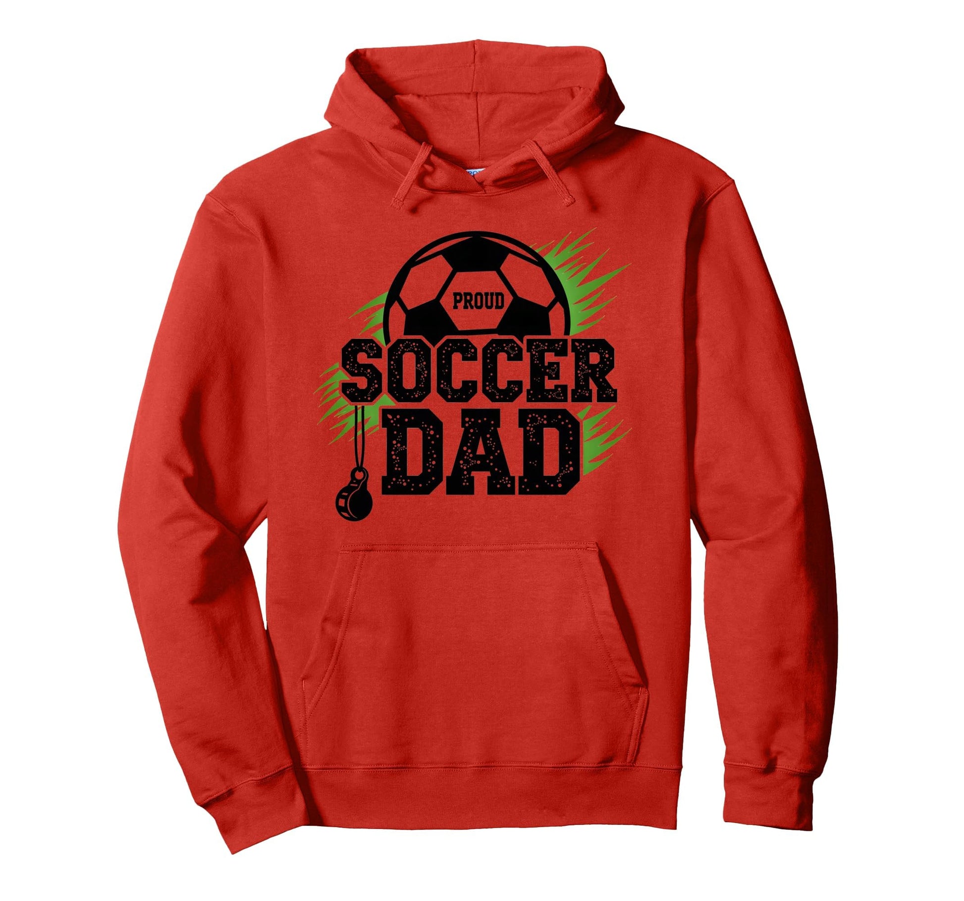 Proud Soccer Dad Whistle Sports Fan Hoodie - Aesthetic Graphic Men Women - T-Shirt, Sweatshirt, Hoodie
