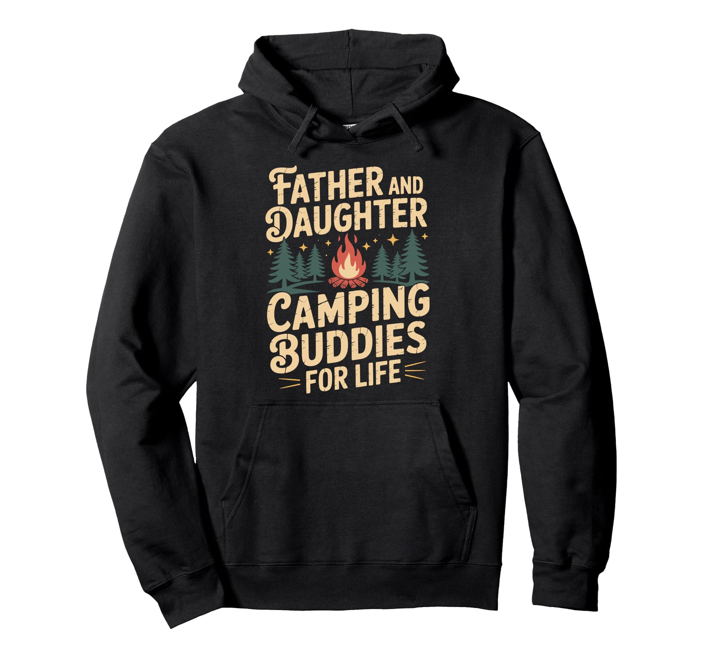 Father And Daughter Camping Hoodie - Casual Everyday Wear for Adults - T-Shirt, Sweatshirt, Hoodie