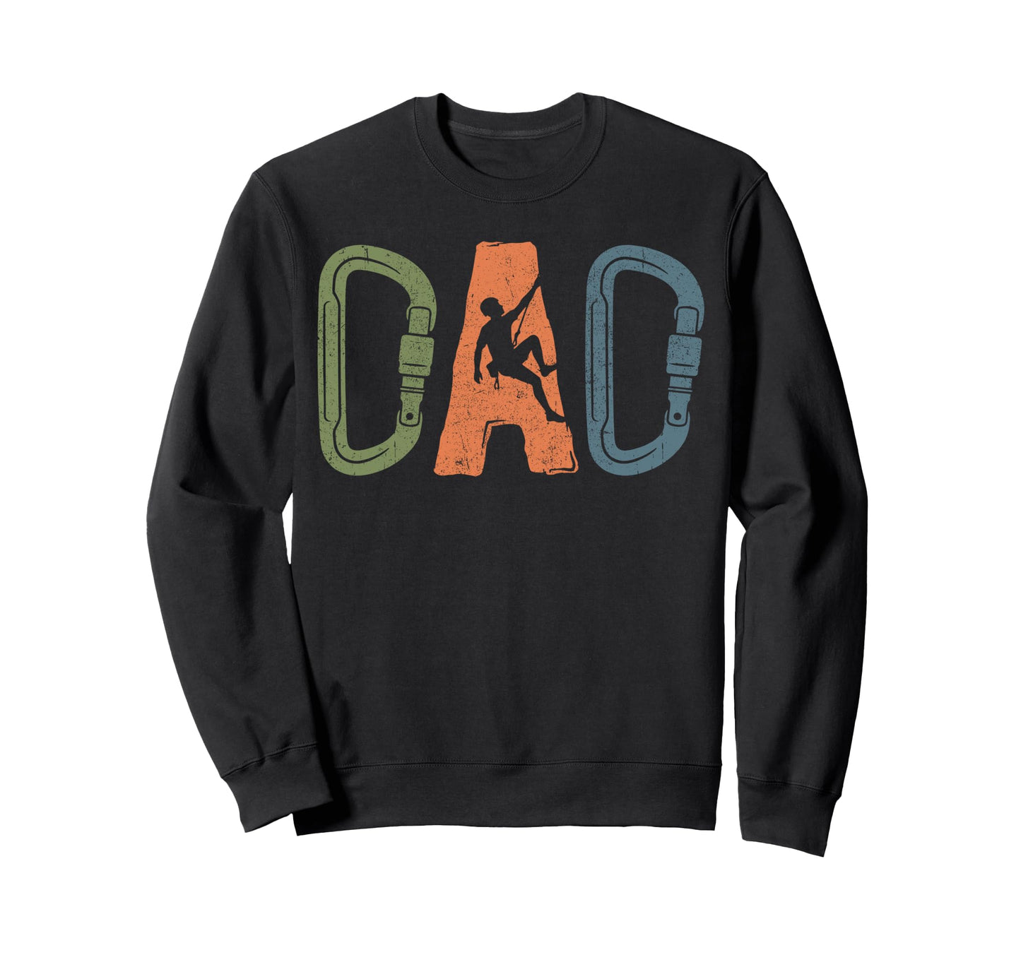 Bouldering Climbing Climb Sweatshirt - Fun Novelty Design for Adults - T-Shirt, Sweatshirt, Hoodie