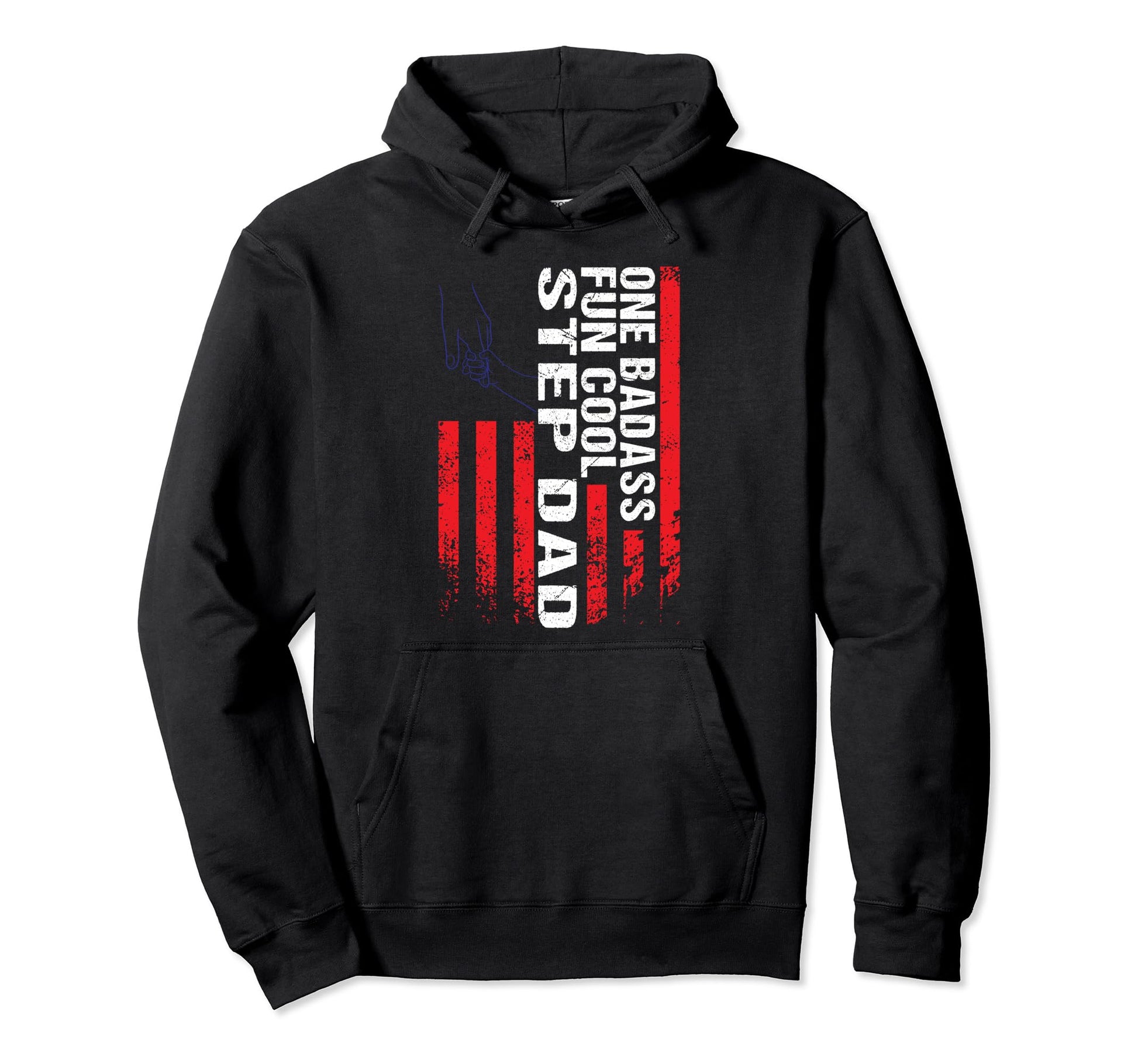 One Fun Step Dad Step Father Hoodie - Novelty Apparel Men Women - T-Shirt, Sweatshirt, Hoodie