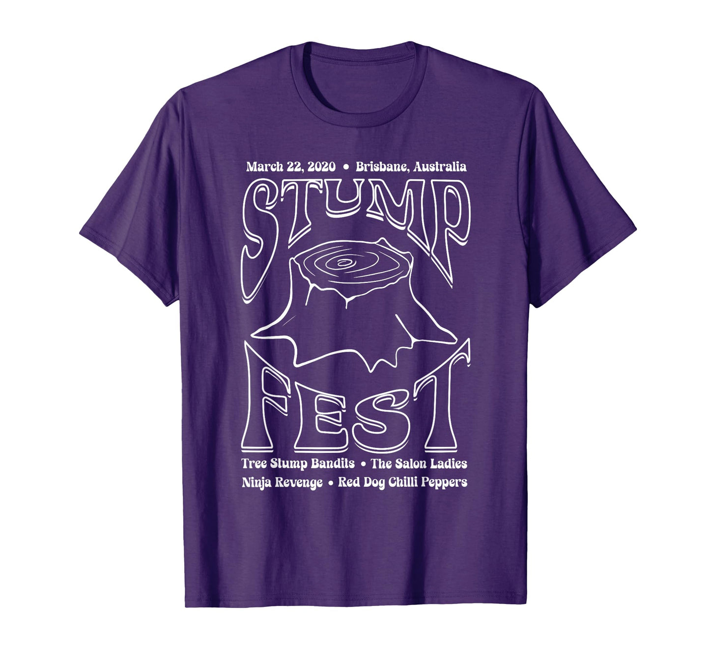 Funny Stumpfest Concert Tree Stump T-Shirt - Graphic Print for Adults - T-Shirt, Sweatshirt, Hoodie
