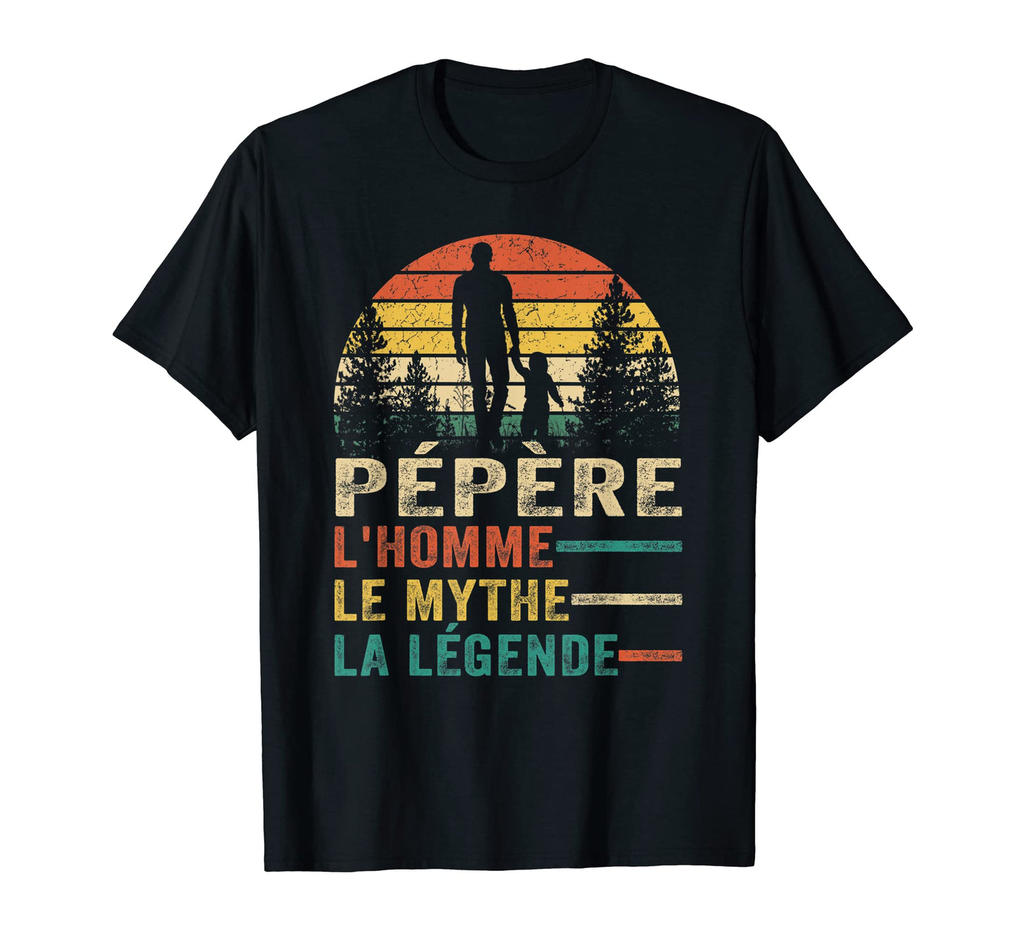 Mens Father Myth Legend Granddad T-Shirt - Custom Art Print Unisex - T-Shirt, Sweatshirt, Hoodie