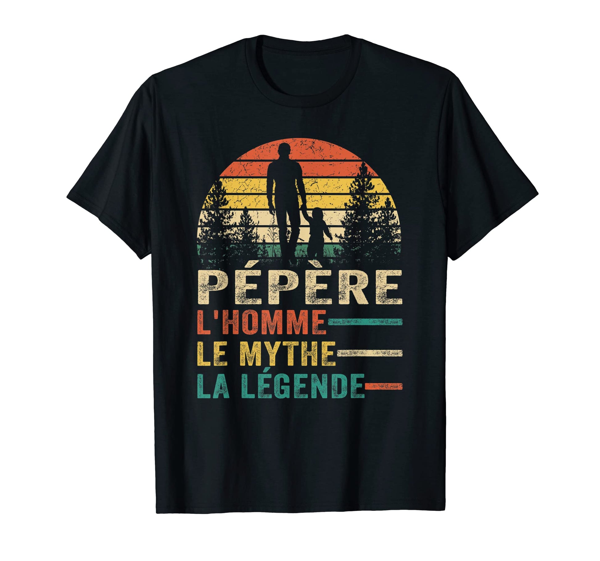 Mens Father Myth Legend Granddad T-Shirt - Custom Art Print Unisex - T-Shirt, Sweatshirt, Hoodie