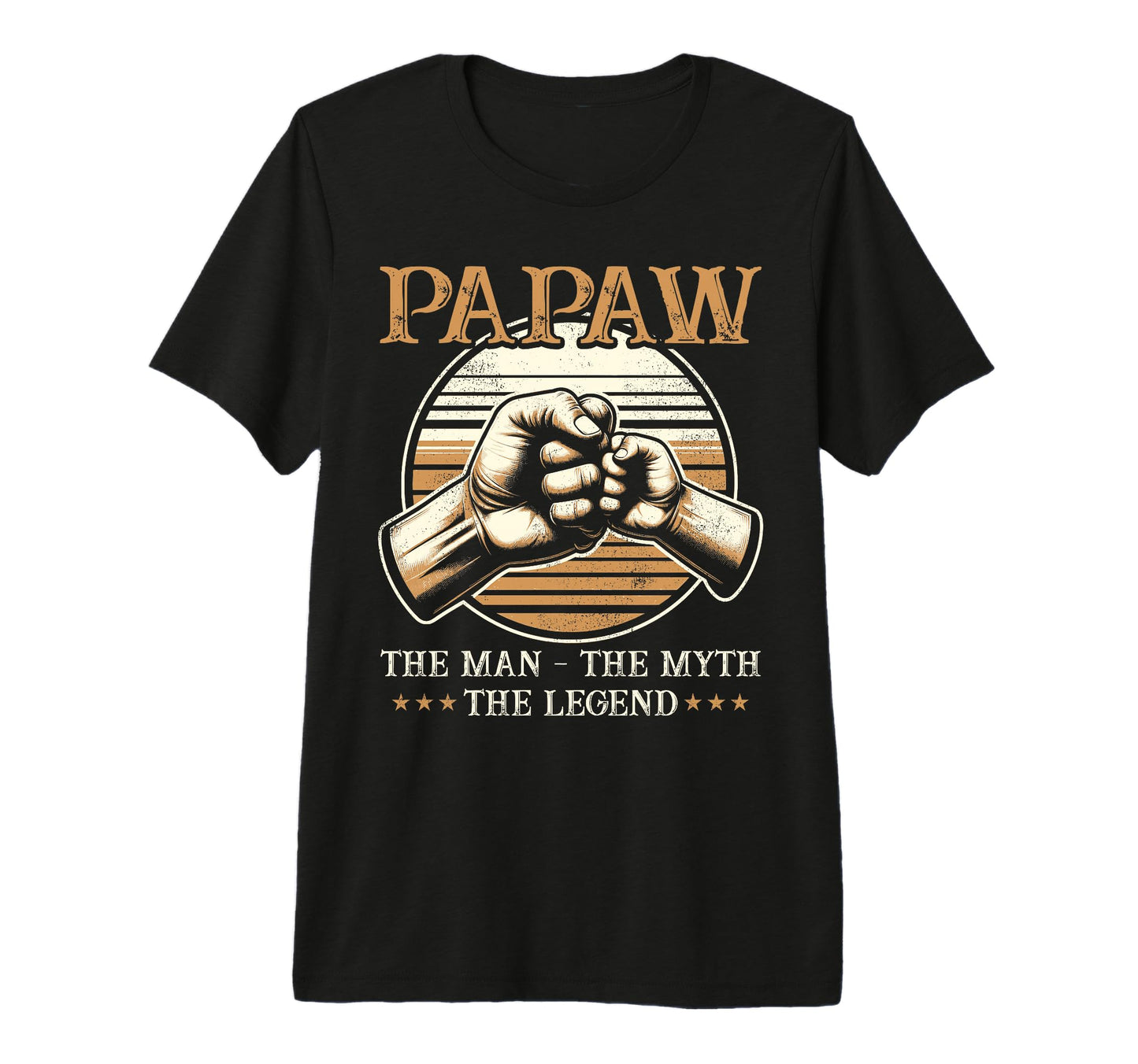 Mens Papaw Myth Legend Dad Grandpa T-Shirt - Fun Novelty Design Unisex - T-Shirt, Sweatshirt, Hoodie