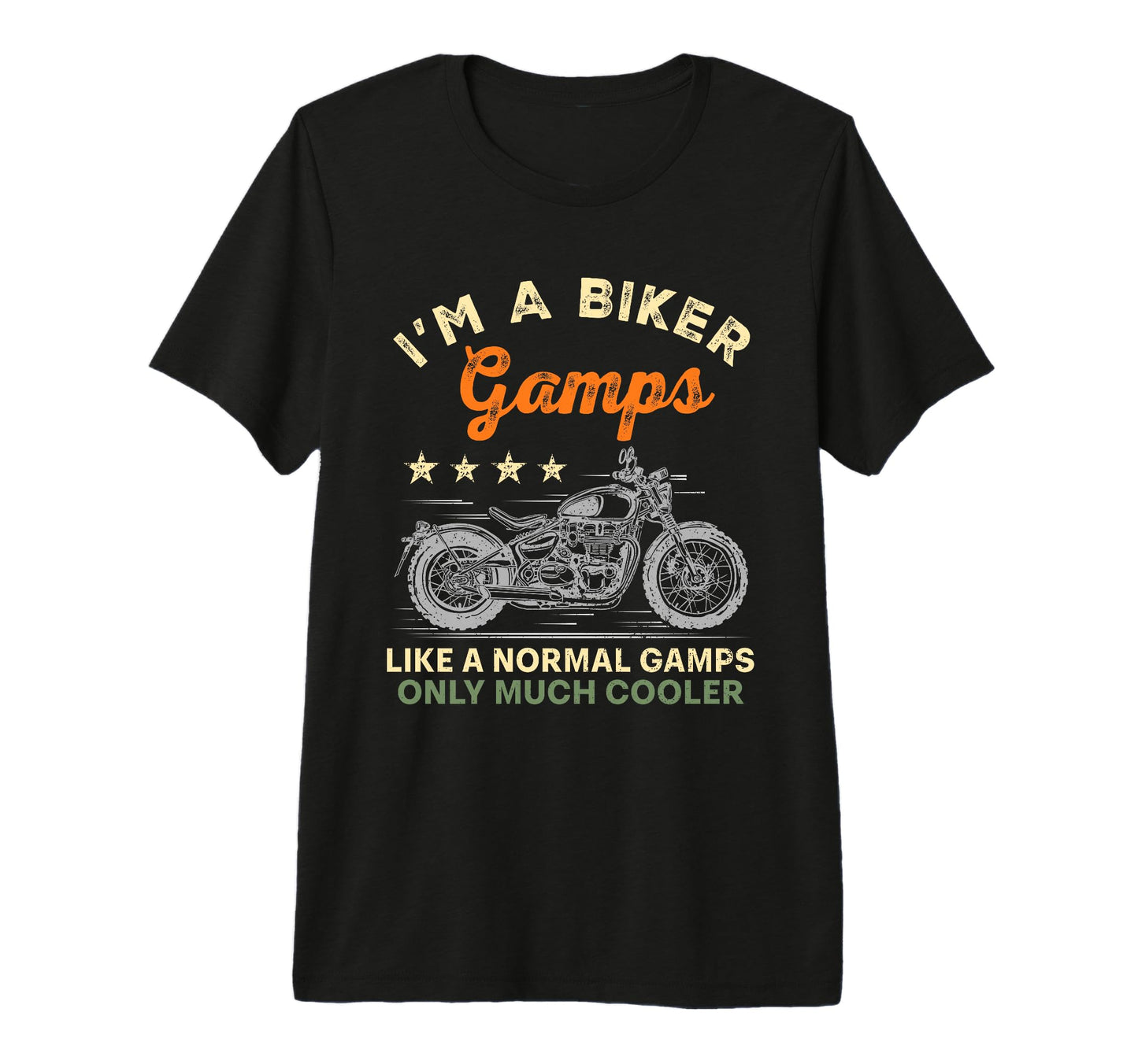 Mens Im Biker Gamps Motorcycle Rider T-Shirt - Trendy Graphic for Adults - T-Shirt, Sweatshirt, Hoodie