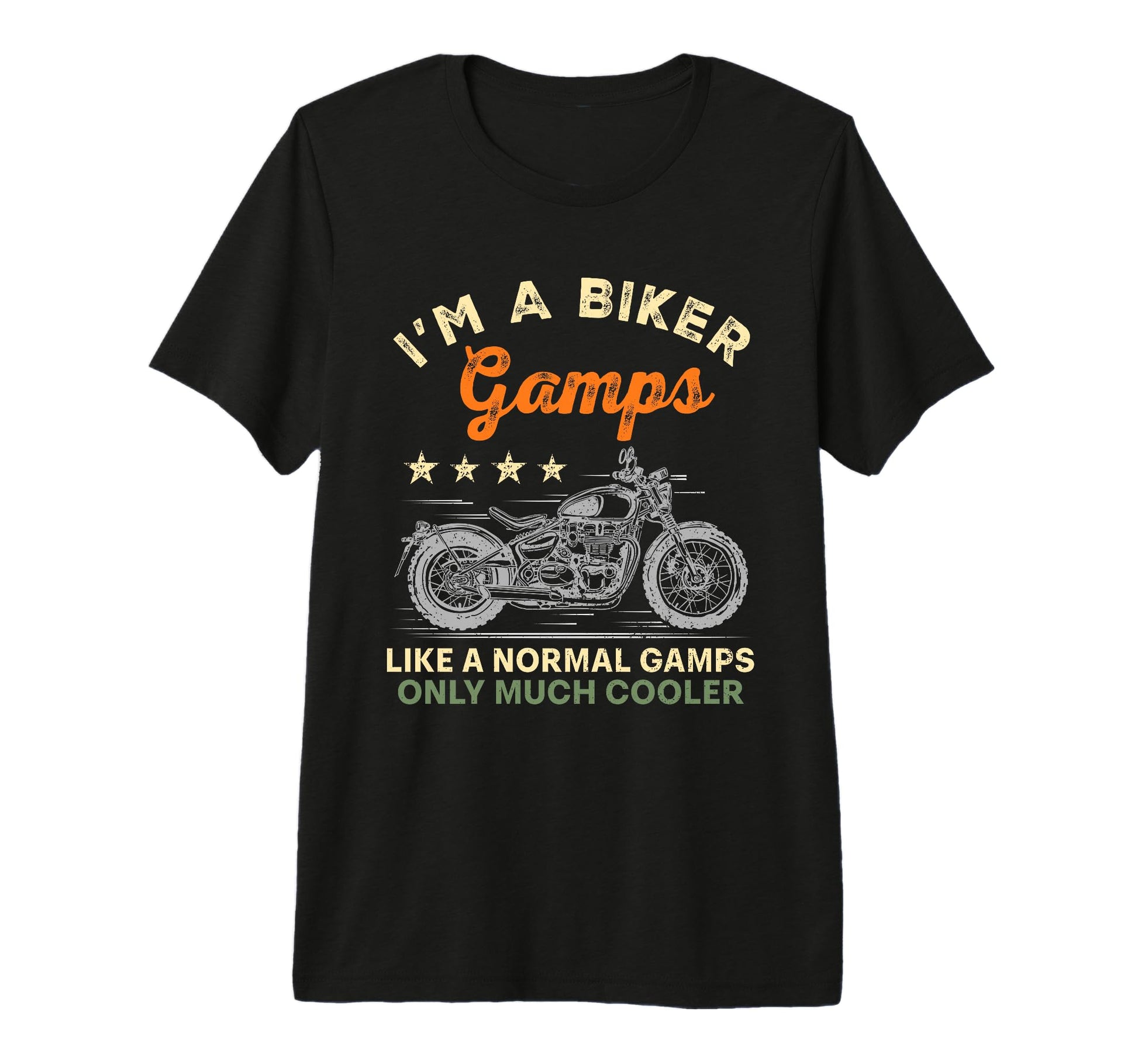 Mens Im Biker Gamps Motorcycle Rider T-Shirt - Trendy Graphic for Adults - T-Shirt, Sweatshirt, Hoodie