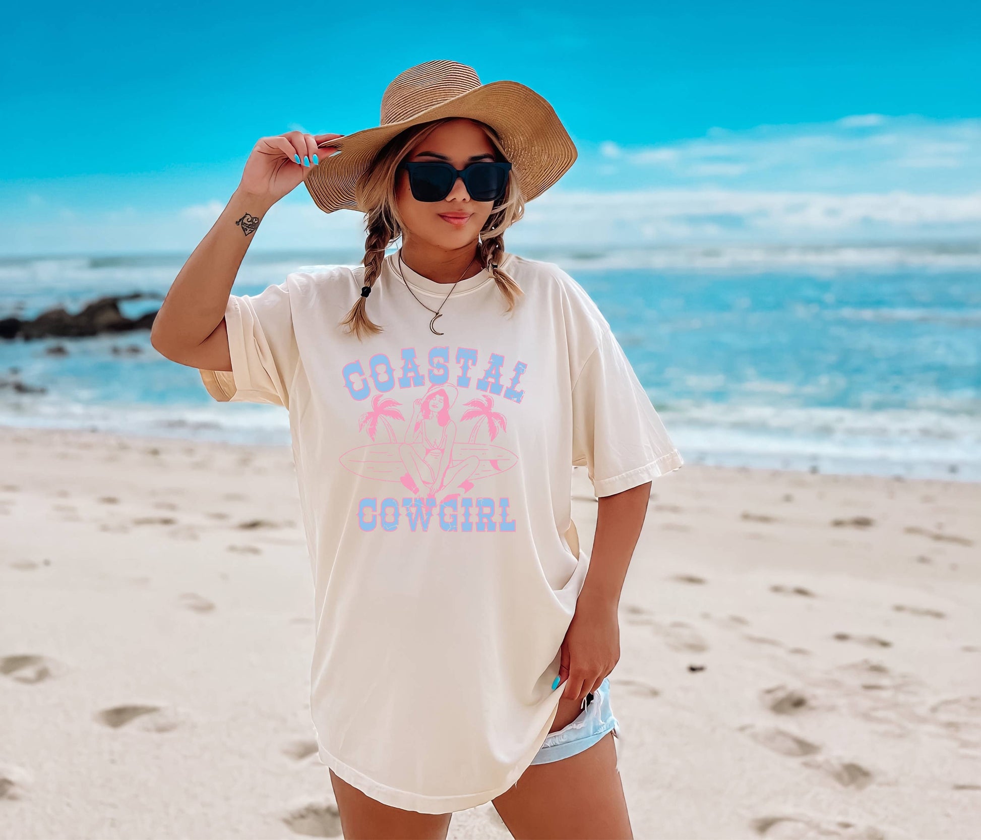 Cowgirl Summer, Western Shirt, Cowgirl Graphic Tee Unisex T-shirt, Sweatshirt, Hoodie, Long Sleeve Tee - T-Shirt, Sweatshirt, Hoodie