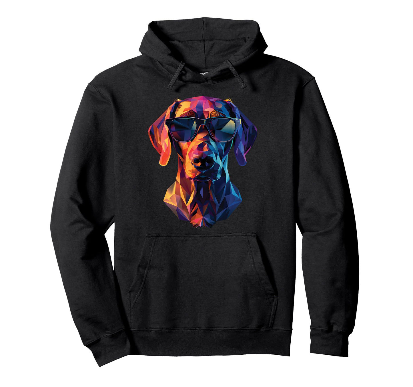 Dog Dad Mom Sunglasses Jackshund Hoodie - Custom Art Print Unisex - T-Shirt, Sweatshirt, Hoodie