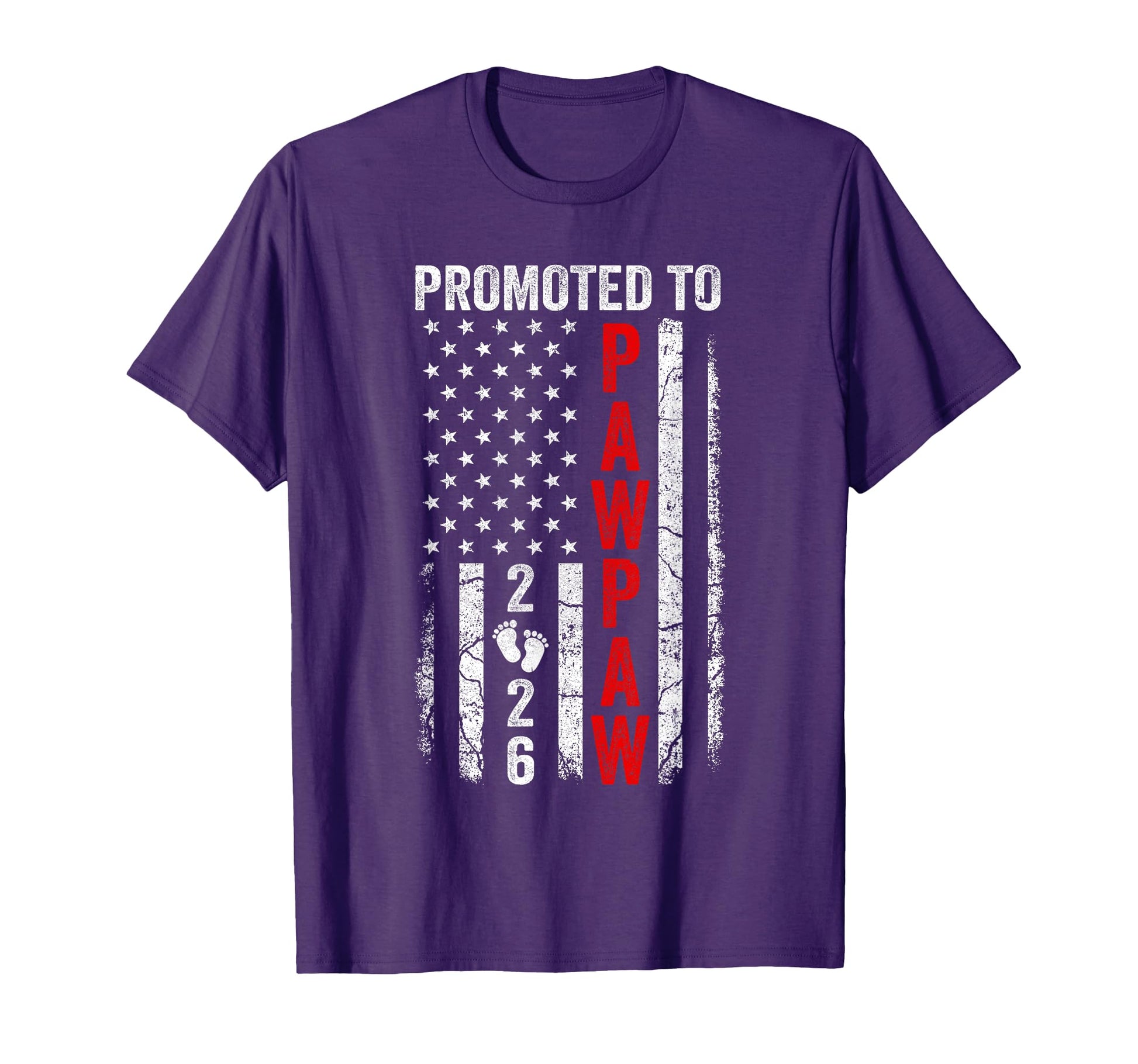Patriotic Promoted To Pawpaw 2026 T-Shirt - Aesthetic Graphic for Adults - T-Shirt, Sweatshirt, Hoodie