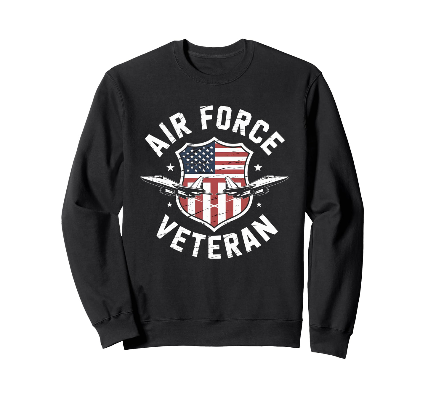 Air Force Veteran Us American Flag Sweatshirt - Unique Graphic for Adults - T-Shirt, Sweatshirt, Hoodie