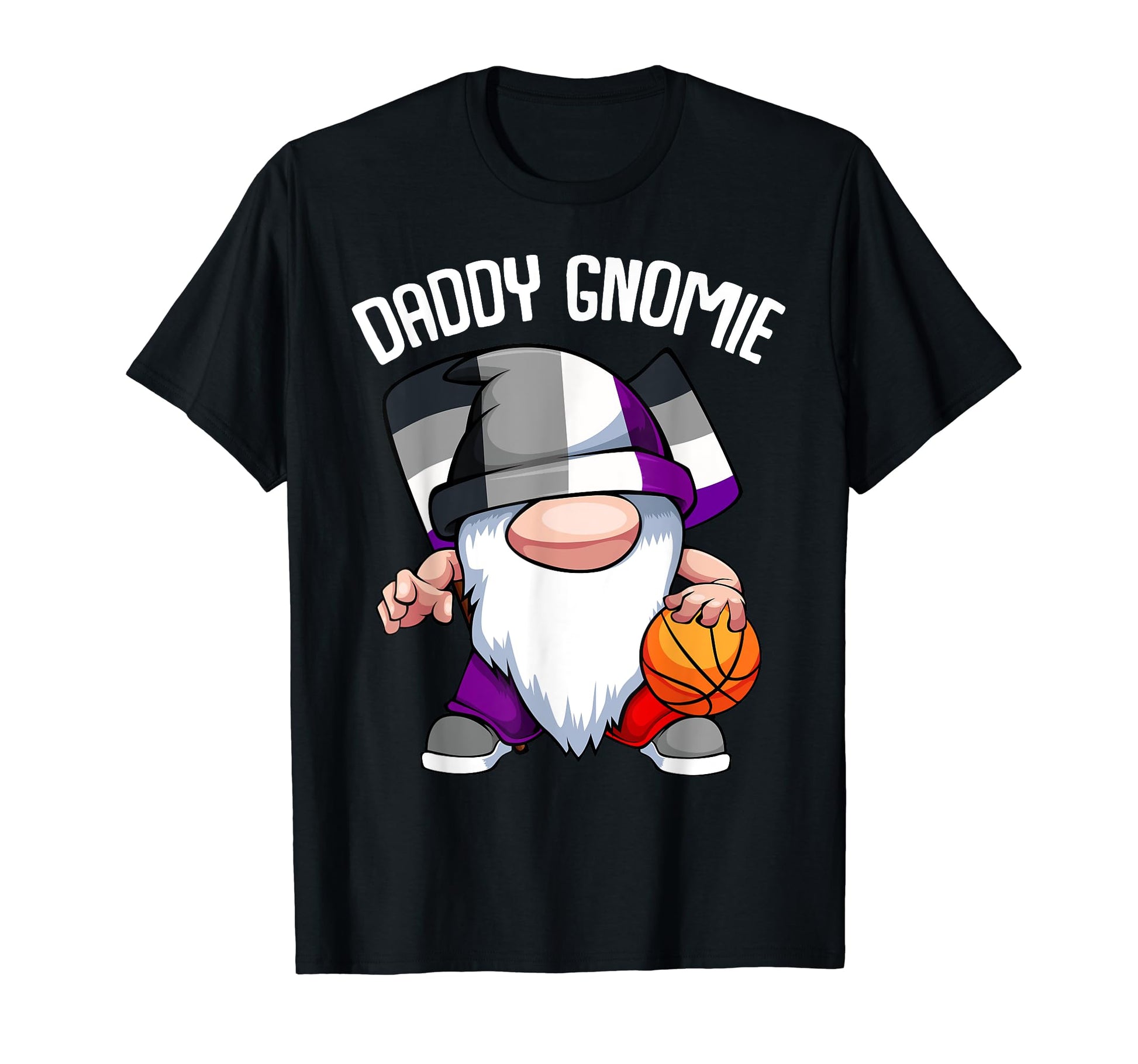Asexual Basketball Daddy Gnome Lgbt Q T-Shirt - Unique Graphic for Adults - T-Shirt, Sweatshirt, Hoodie