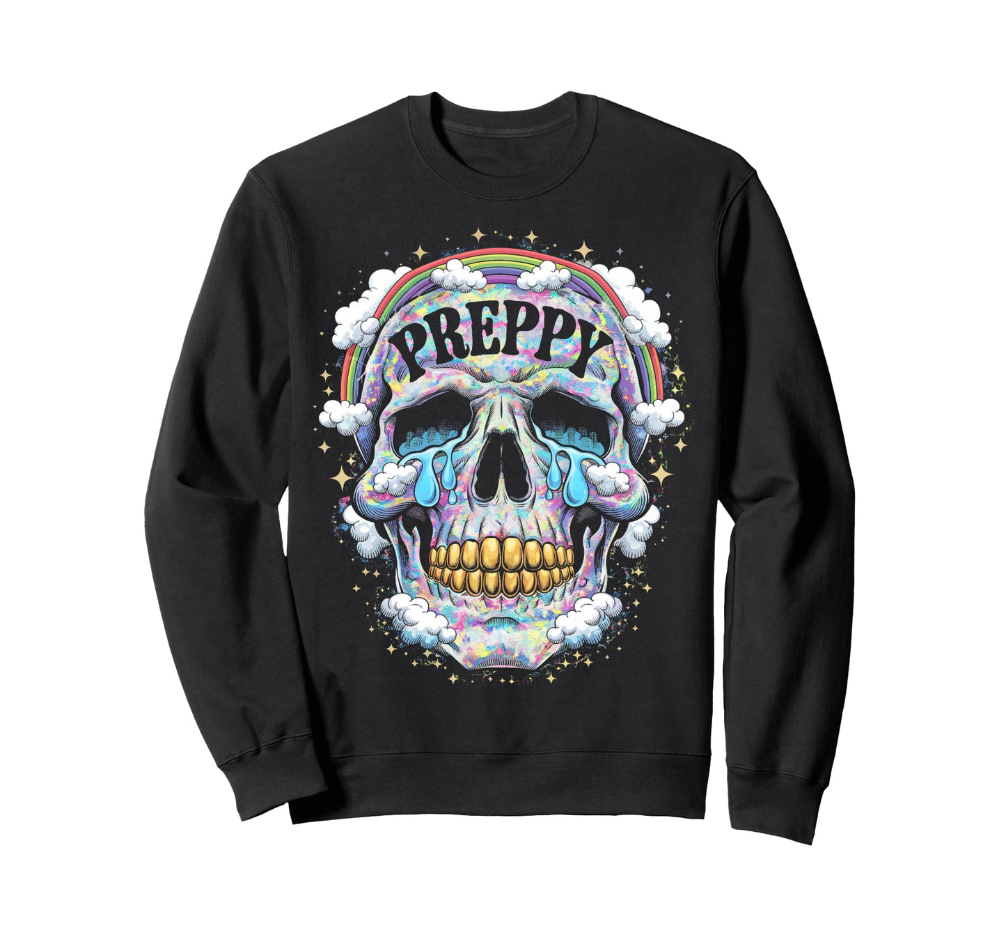 Gothic Mens Womens Tops Skeleton Meme Sweatshirt - Graphic Print Unisex - T-Shirt, Sweatshirt, Hoodie