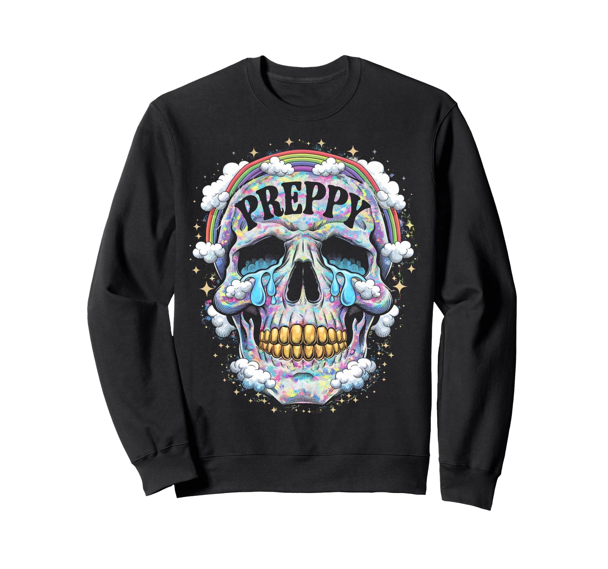 Gothic Mens Womens Tops Skeleton Meme Sweatshirt - Graphic Print Unisex - T-Shirt, Sweatshirt, Hoodie