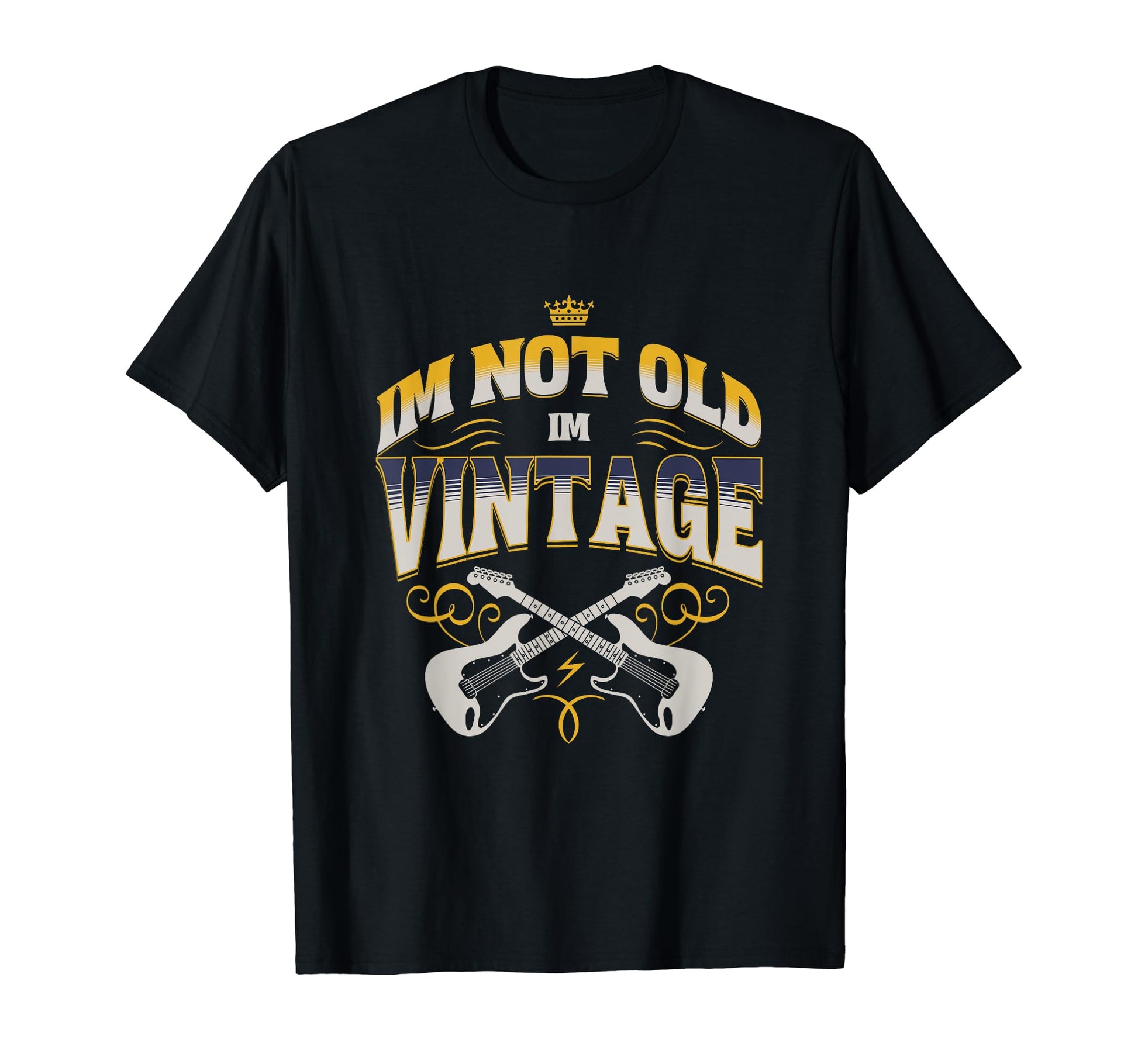 Im Not Old Im Guitarist Dad Music Funny T-Shirt - Graphic Print for Adults - T-Shirt, Sweatshirt, Hoodie