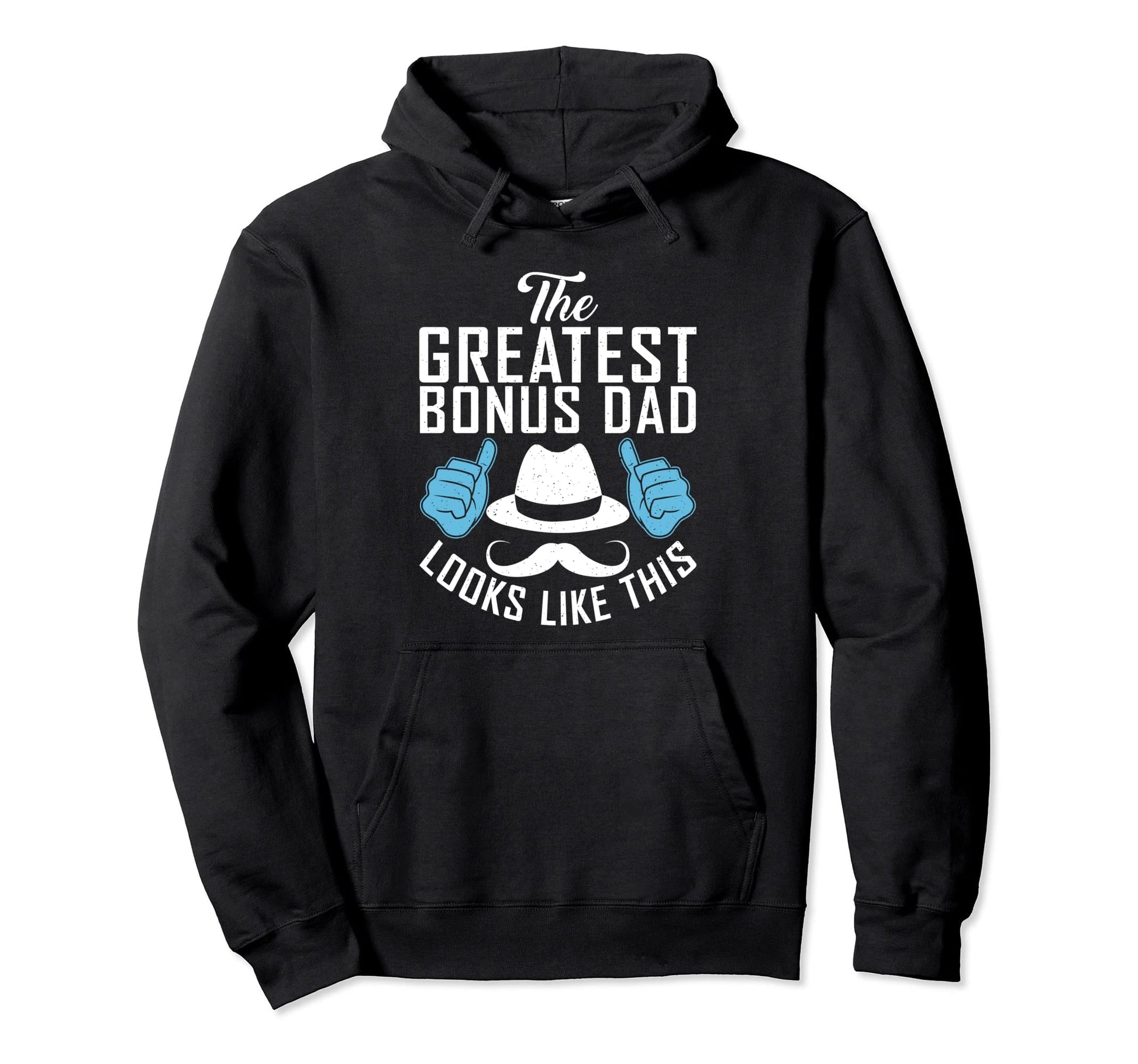 Greatest Bonus Dad Looks Like This Hoodie - Novelty Apparel Men Women - T-Shirt, Sweatshirt, Hoodie