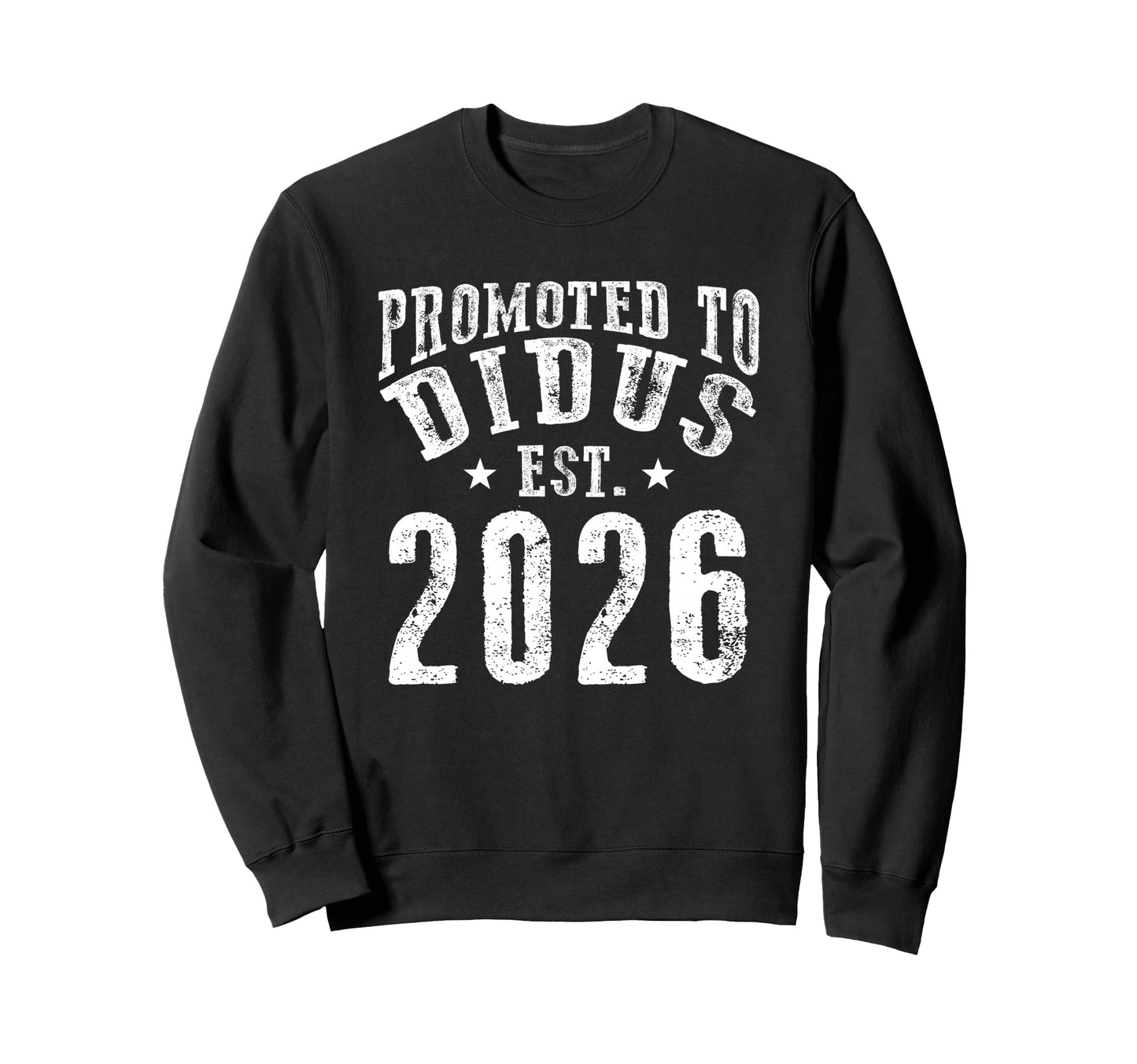 Promoted To Didus Est 2026 New Sweatshirt - Unique Graphic Men Women - T-Shirt, Sweatshirt, Hoodie