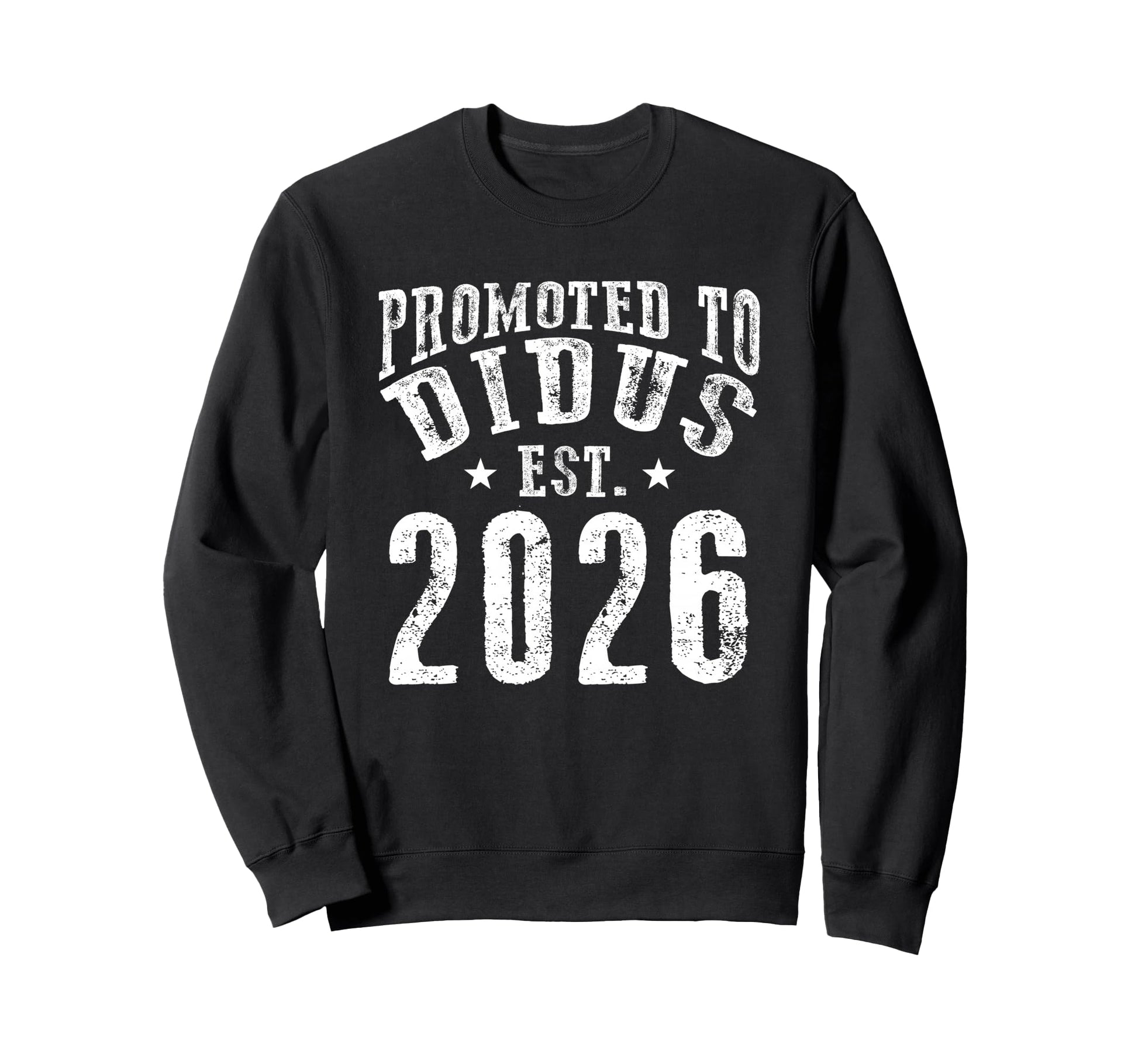 Promoted To Didus Est 2026 New Sweatshirt - Unique Graphic Men Women - T-Shirt, Sweatshirt, Hoodie
