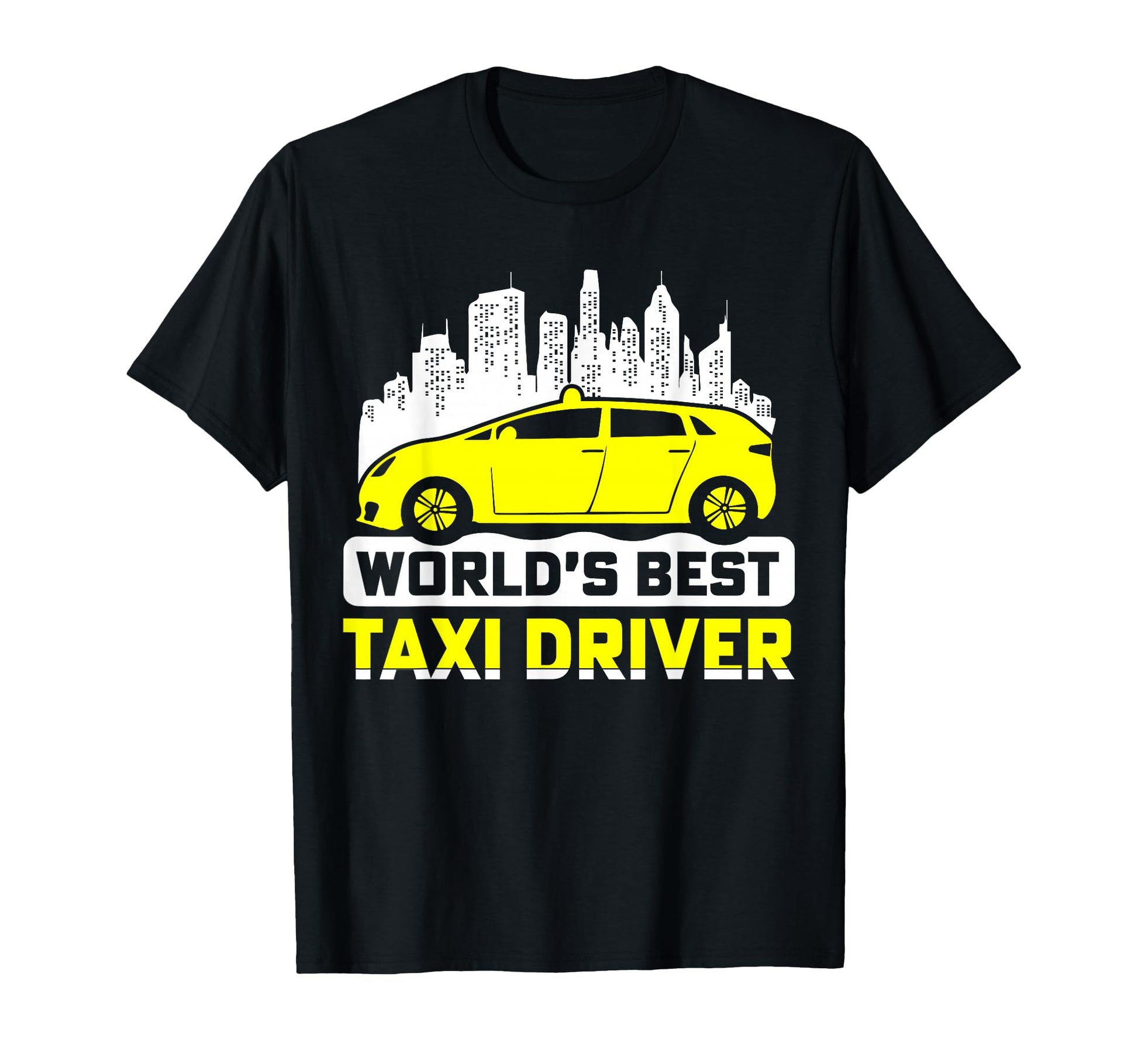 Taxi Cabbie Yellow New York Cabman T-Shirt - Aesthetic Graphic Unisex - T-Shirt, Sweatshirt, Hoodie
