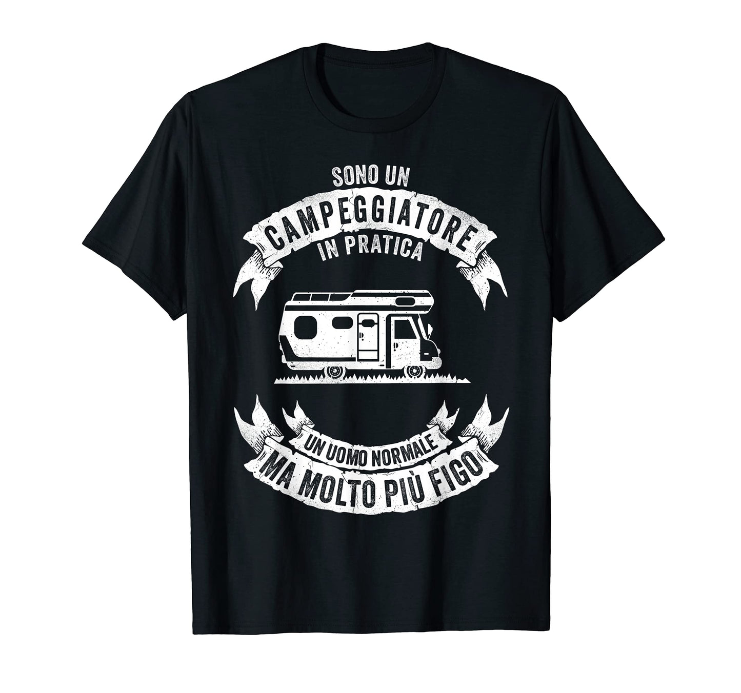 Campeggio Camperista Regali Sweatshirt - Minimalist Print for Adults - T-Shirt, Sweatshirt, Hoodie