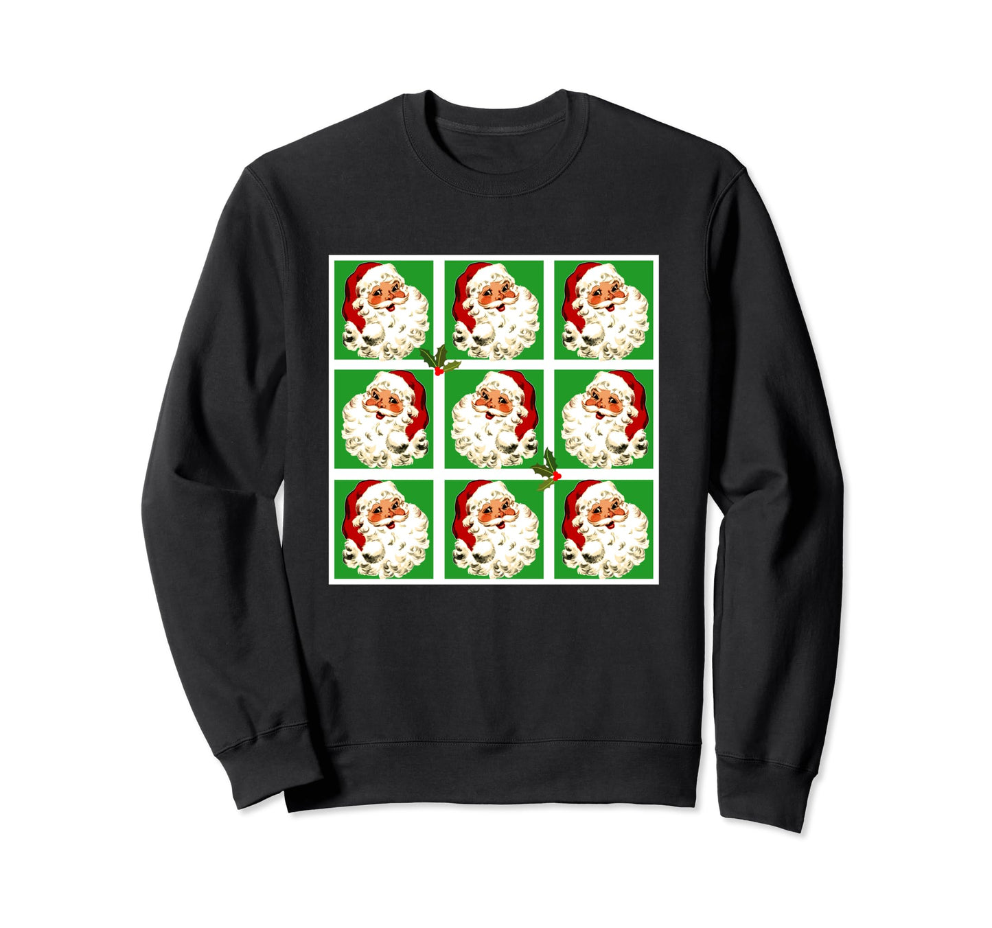 Santa Claus Pop Art Santa Sweatshirt - Streetwear Style Men Women - T-Shirt, Sweatshirt, Hoodie