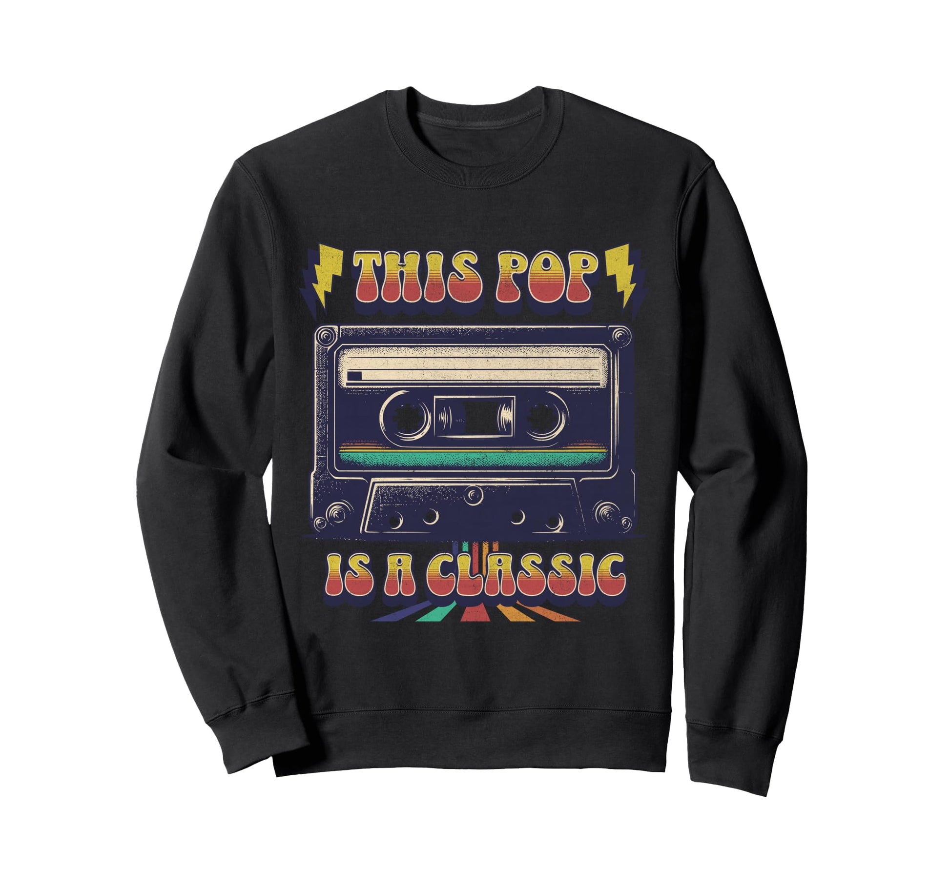 This Pop Is Cassette Tape Music Sweatshirt - Custom Art Print Unisex - T-Shirt, Sweatshirt, Hoodie