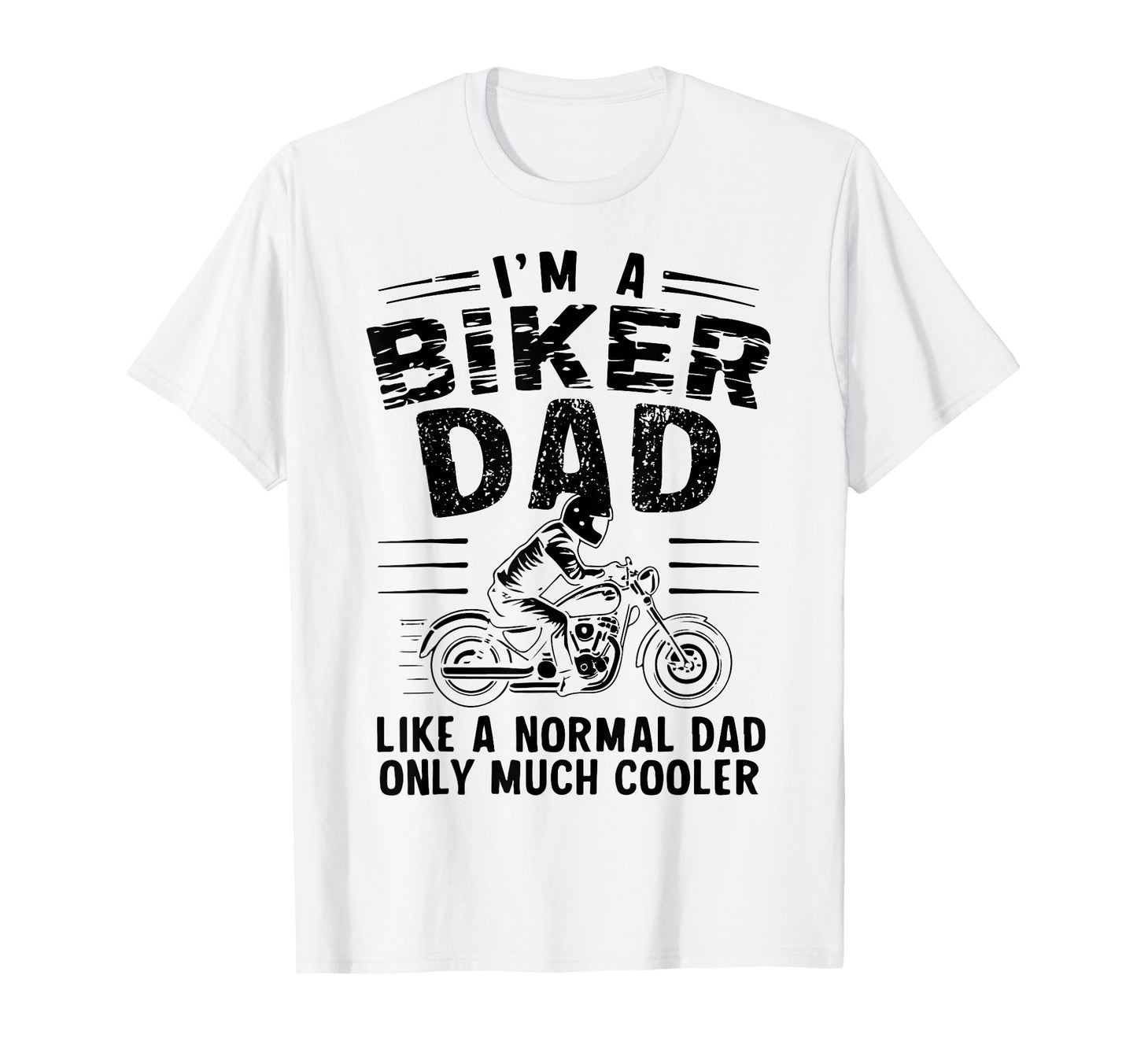 Motorcycle Lover Daddy Funny Biker Dad T-Shirt - Minimalist Print Unisex - T-Shirt, Sweatshirt, Hoodie