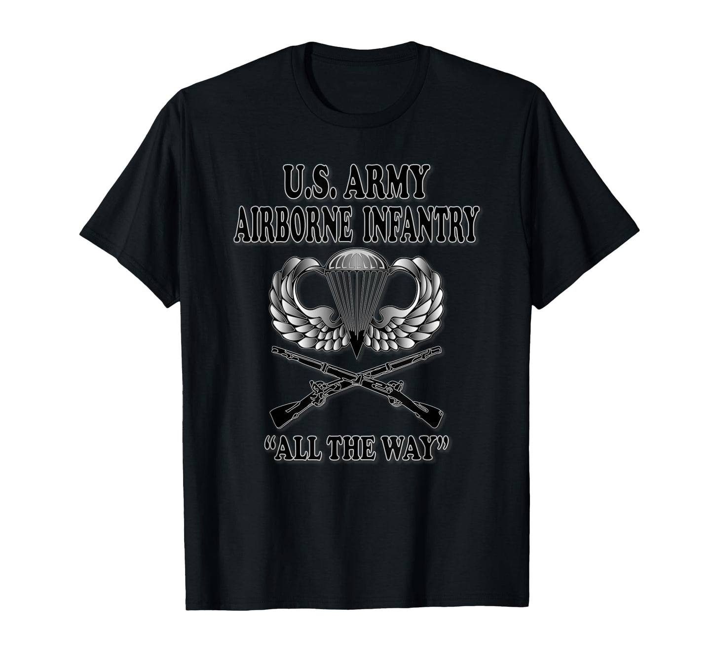 U S Army Airborne Infantry T-Shirt - Fun Novelty Design Unisex - T-Shirt, Sweatshirt, Hoodie