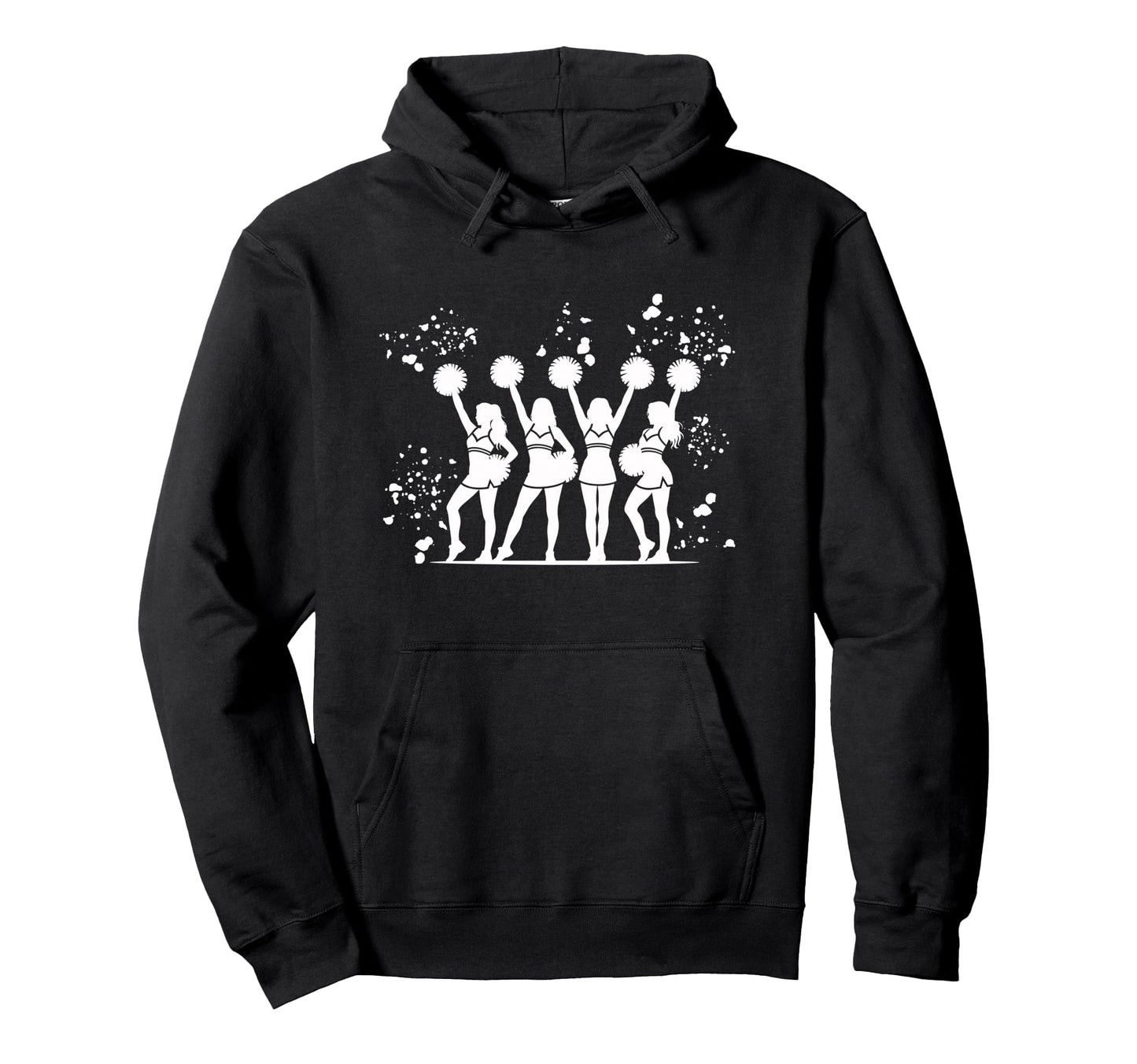 Cheerleader Team Cheer Mom Love Hoodie - Fun Novelty Design for Adults - T-Shirt, Sweatshirt, Hoodie