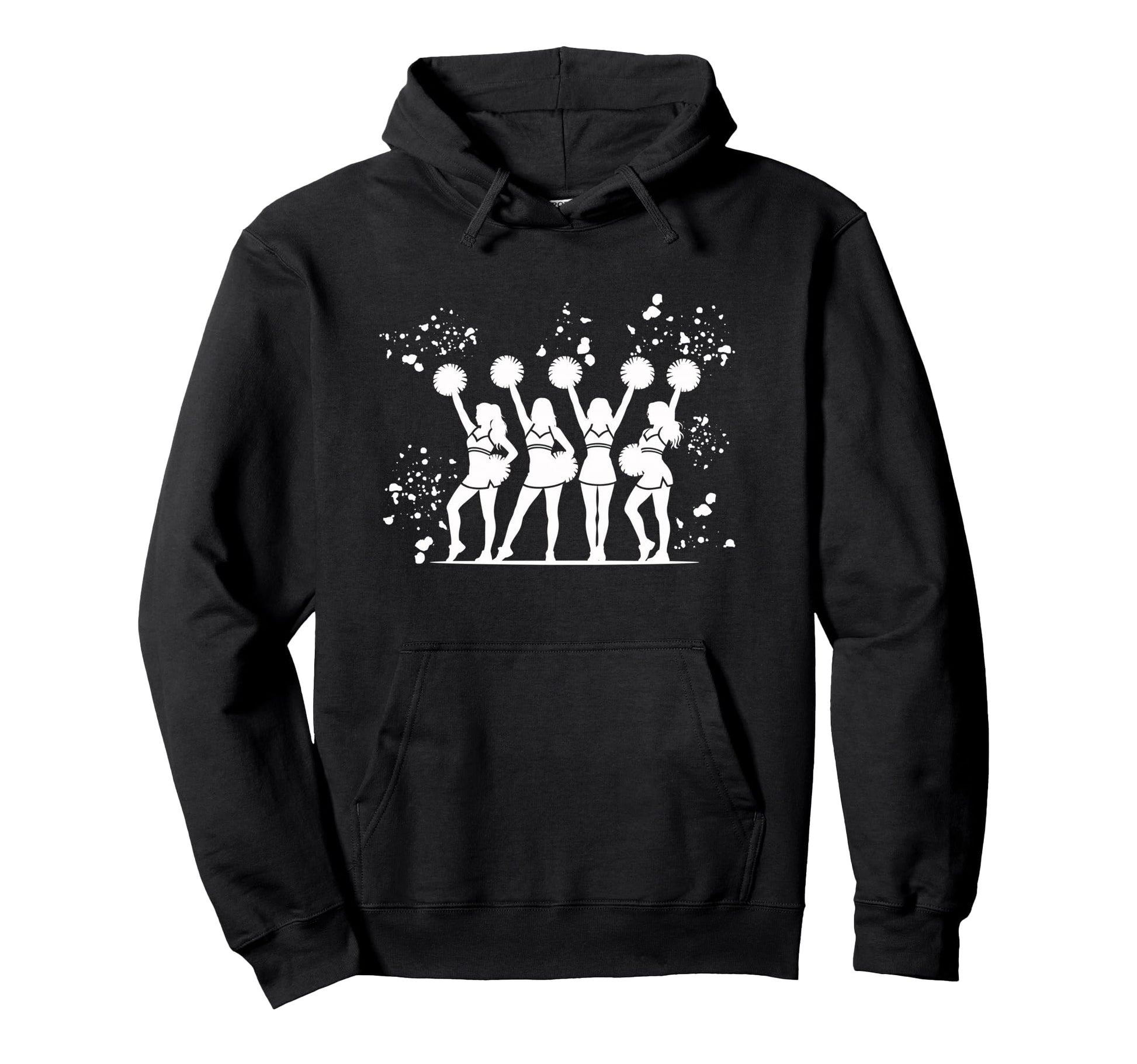 Cheerleader Team Cheer Mom Love Hoodie - Fun Novelty Design for Adults - T-Shirt, Sweatshirt, Hoodie