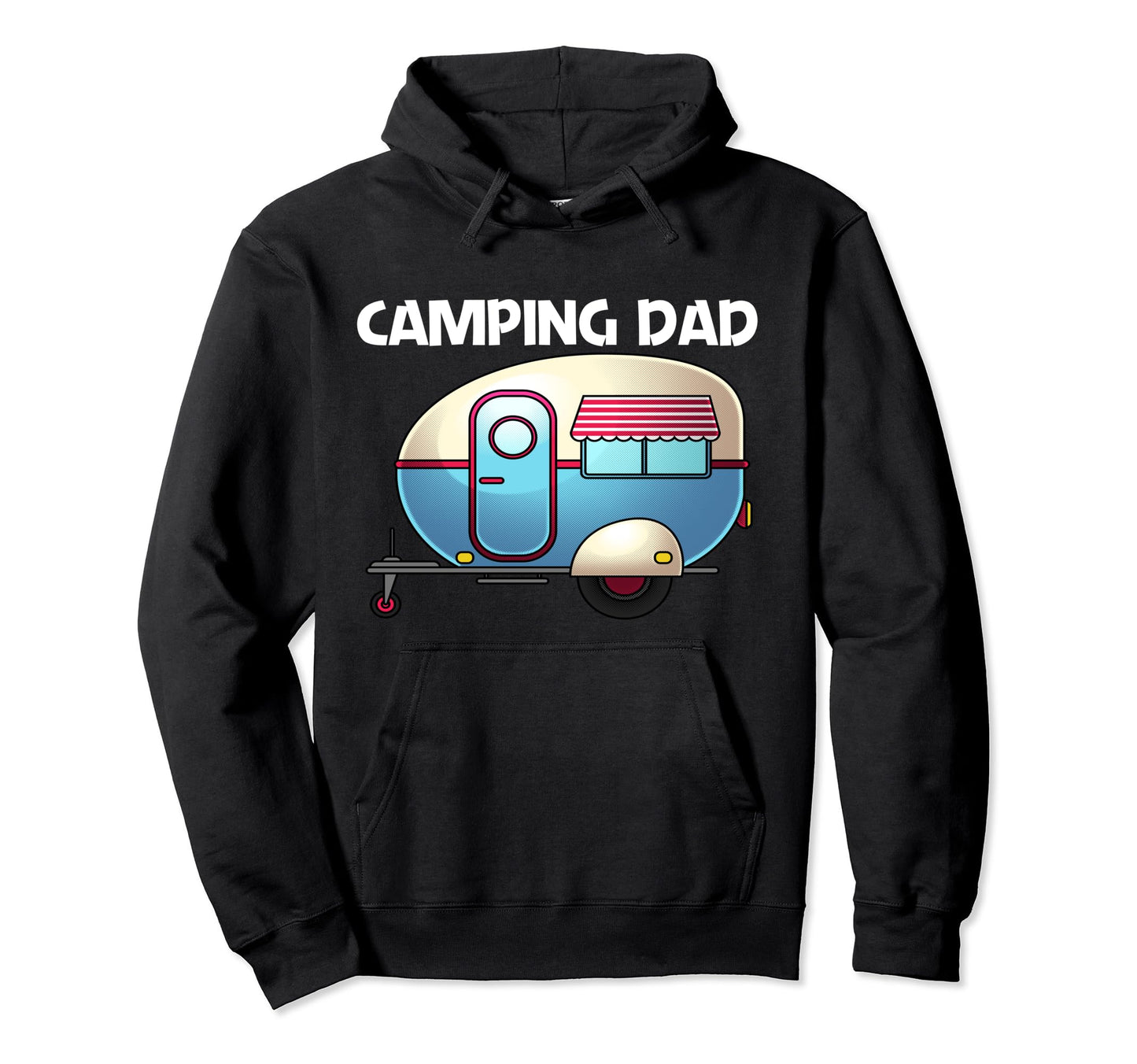 Camping Dad Father Recreational Hoodie - Custom Art Print for Adults - T-Shirt, Sweatshirt, Hoodie