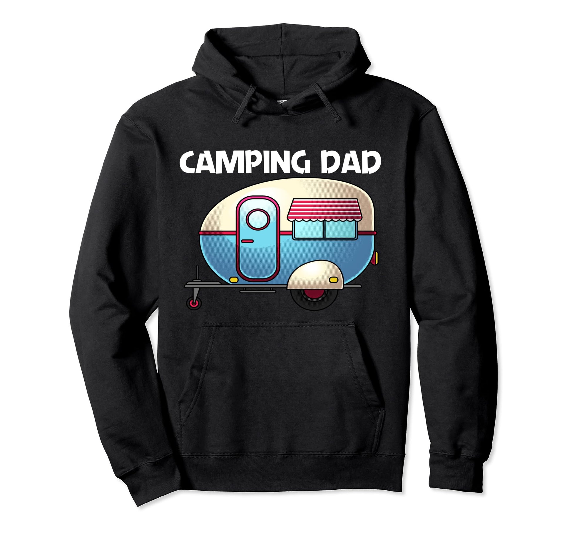 Camping Dad Father Recreational Hoodie - Custom Art Print for Adults - T-Shirt, Sweatshirt, Hoodie