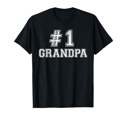 Best Grandpa Number One Grandpa T-Shirt - Novelty Apparel Men Women - T-Shirt, Sweatshirt, Hoodie