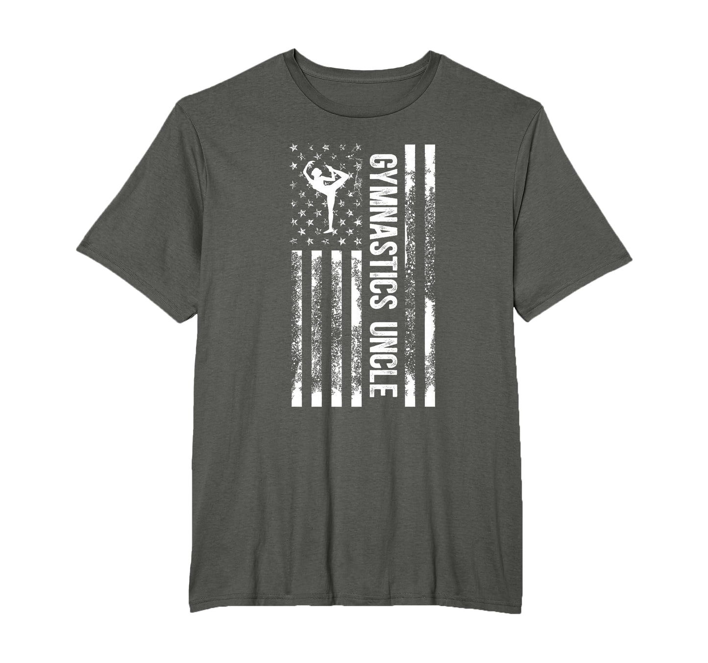 Gymnastics Uncle Us Flag Uncle T-Shirt - Custom Art Print Men Women - T-Shirt, Sweatshirt, Hoodie