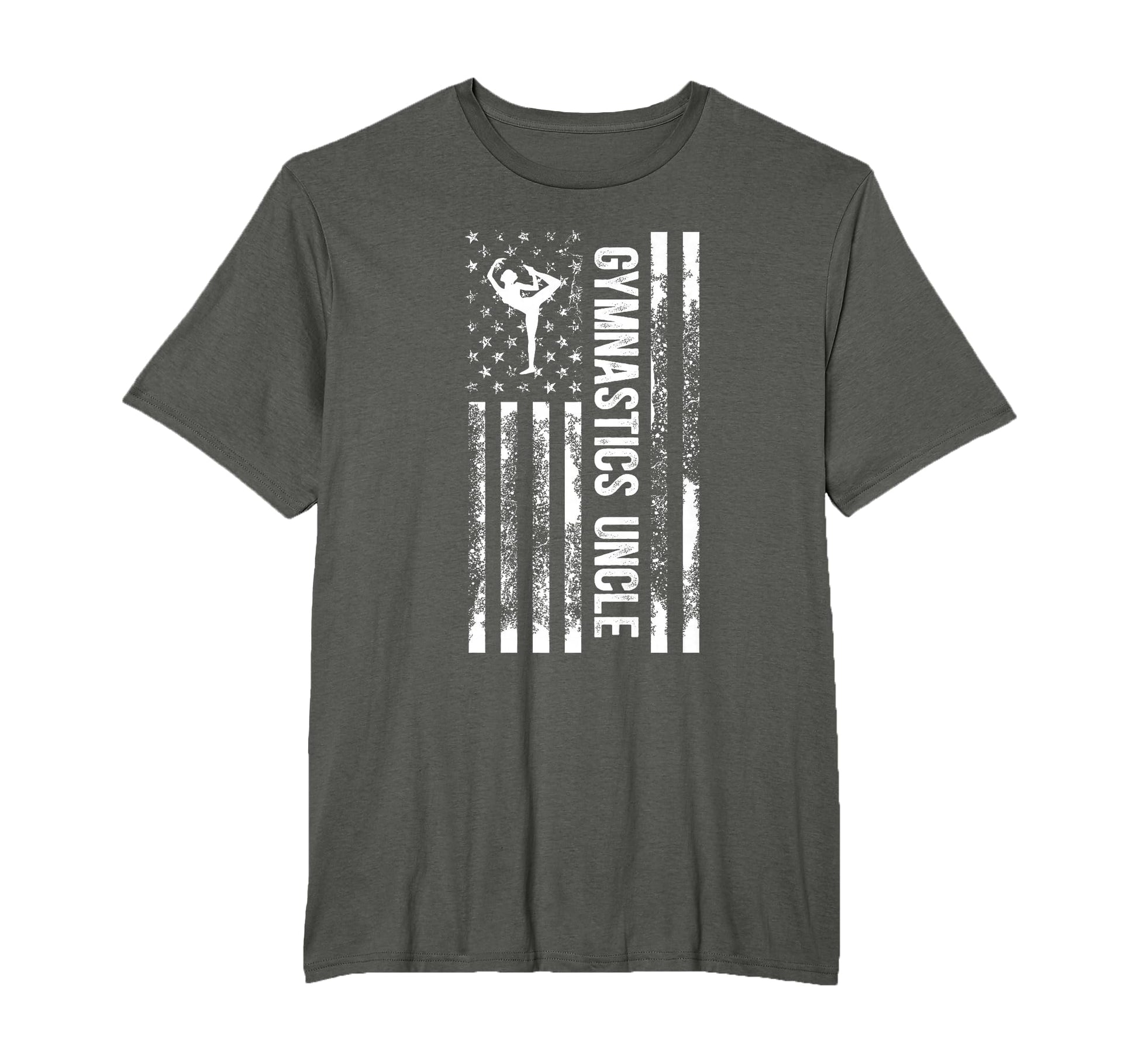 Gymnastics Uncle Us Flag Uncle T-Shirt - Custom Art Print Men Women - T-Shirt, Sweatshirt, Hoodie