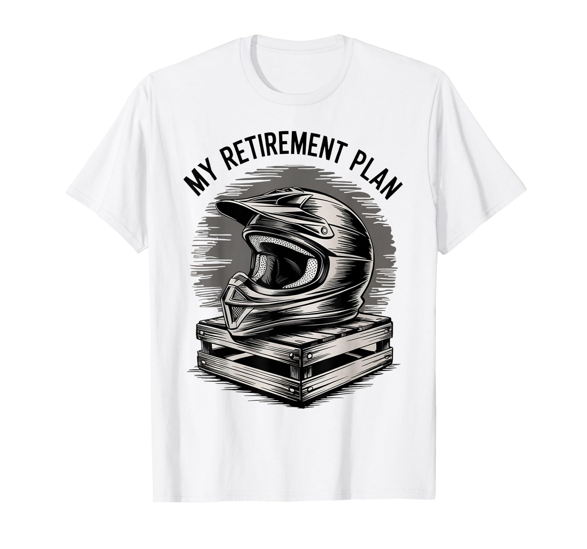 Retirement Plan Enduro Bike Travel T-Shirt - Novelty Apparel for Adults - T-Shirt, Sweatshirt, Hoodie