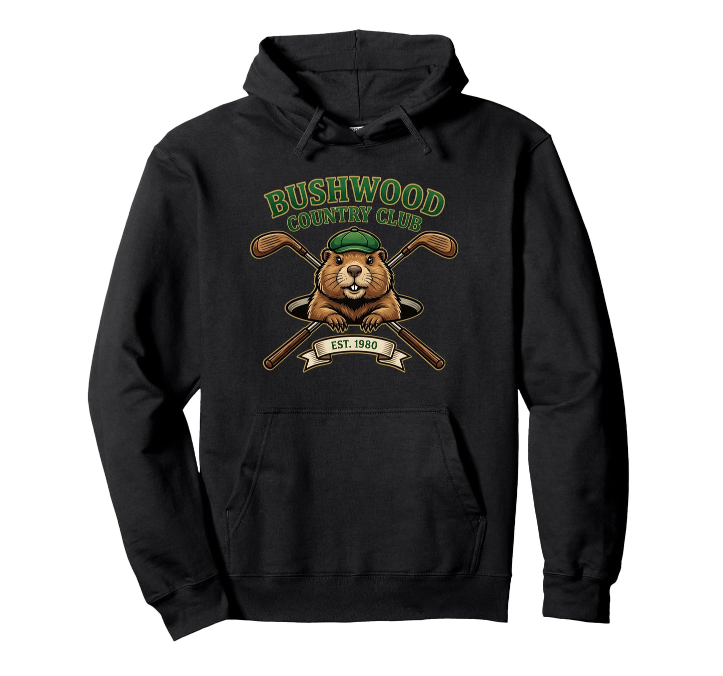 Bushwood Country Club Est 1980 Hoodie - Casual Everyday Wear for Adults - T-Shirt, Sweatshirt, Hoodie