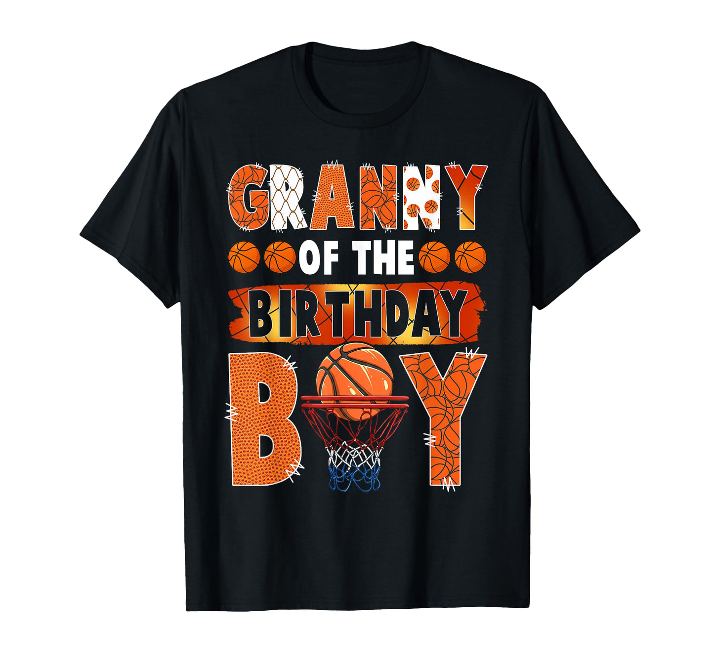 Granny Birthday Basketball Lover Matching T-Shirt - Minimalist Print Unisex - T-Shirt, Sweatshirt, Hoodie