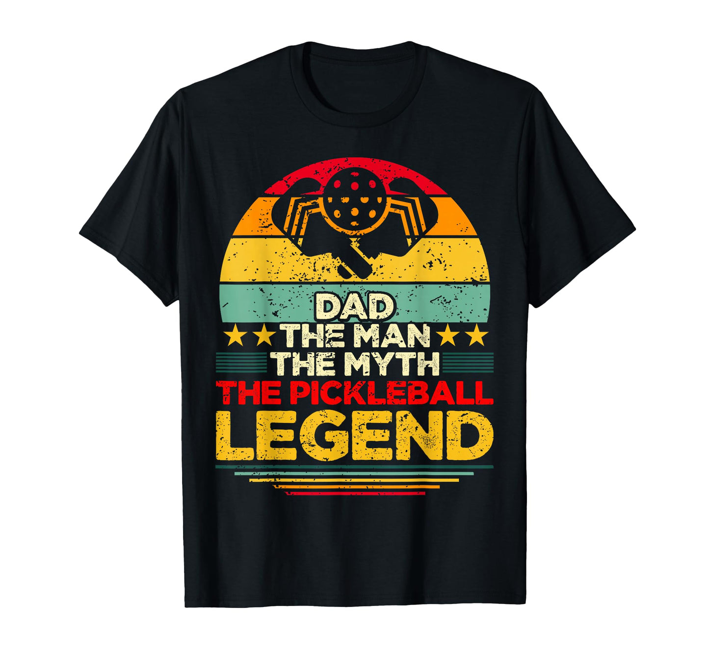 Dad Myth Pickleball Legend Funny T-Shirt - Streetwear Style for Adults - T-Shirt, Sweatshirt, Hoodie