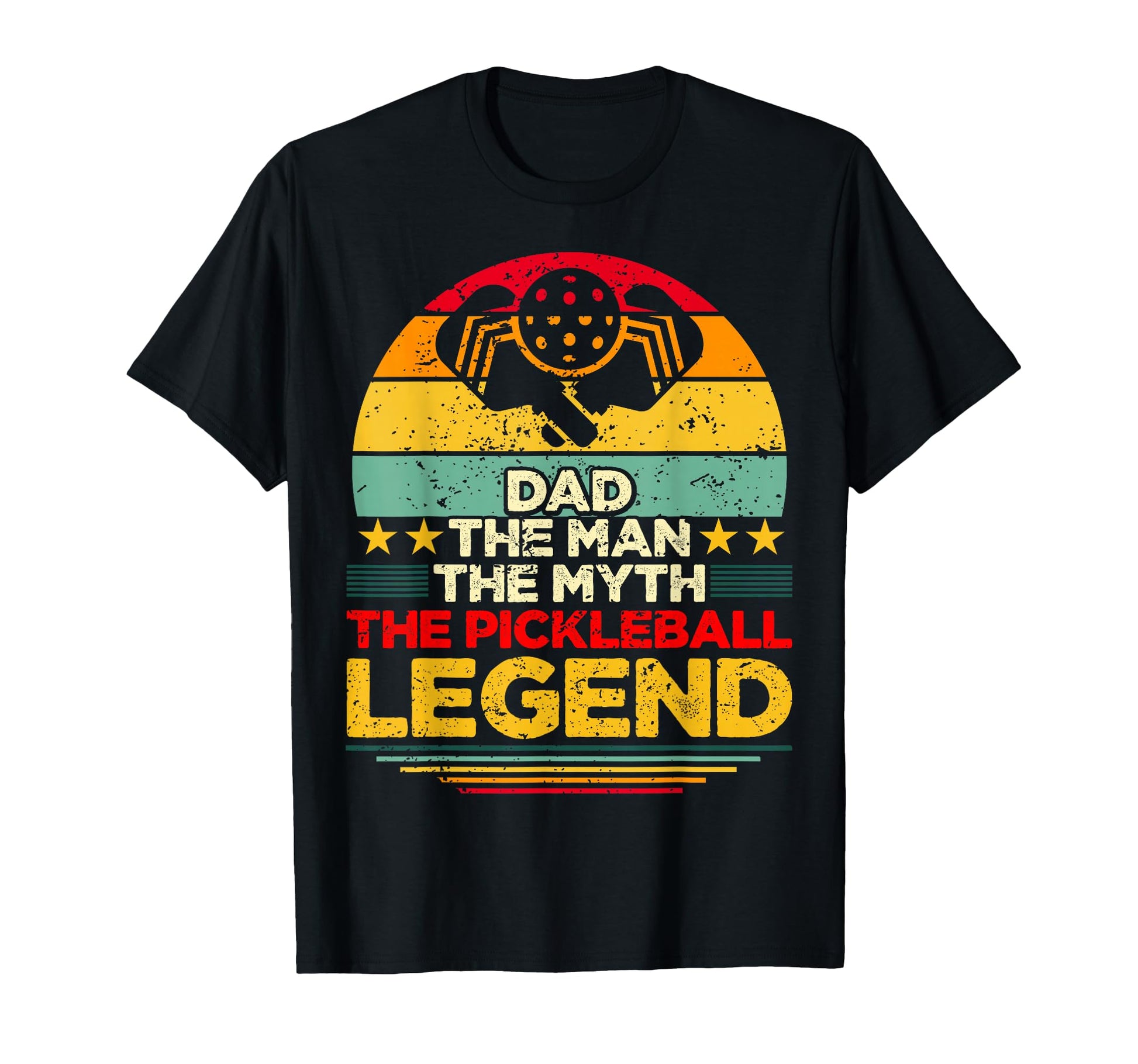 Dad Myth Pickleball Legend Funny T-Shirt - Streetwear Style for Adults - T-Shirt, Sweatshirt, Hoodie