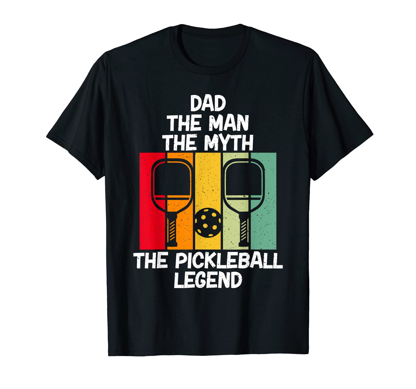 Dad Myth Pickleball Legend Pickleball Dad T-Shirt - Custom Art Print Unisex - T-Shirt, Sweatshirt, Hoodie