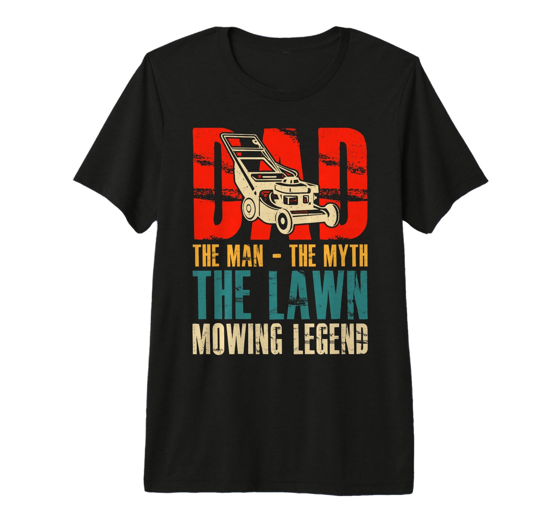 Dad Myth Lawn Mowing Legend Tri Blend T-Shirt - Streetwear Style Men Women - T-Shirt, Sweatshirt, Hoodie